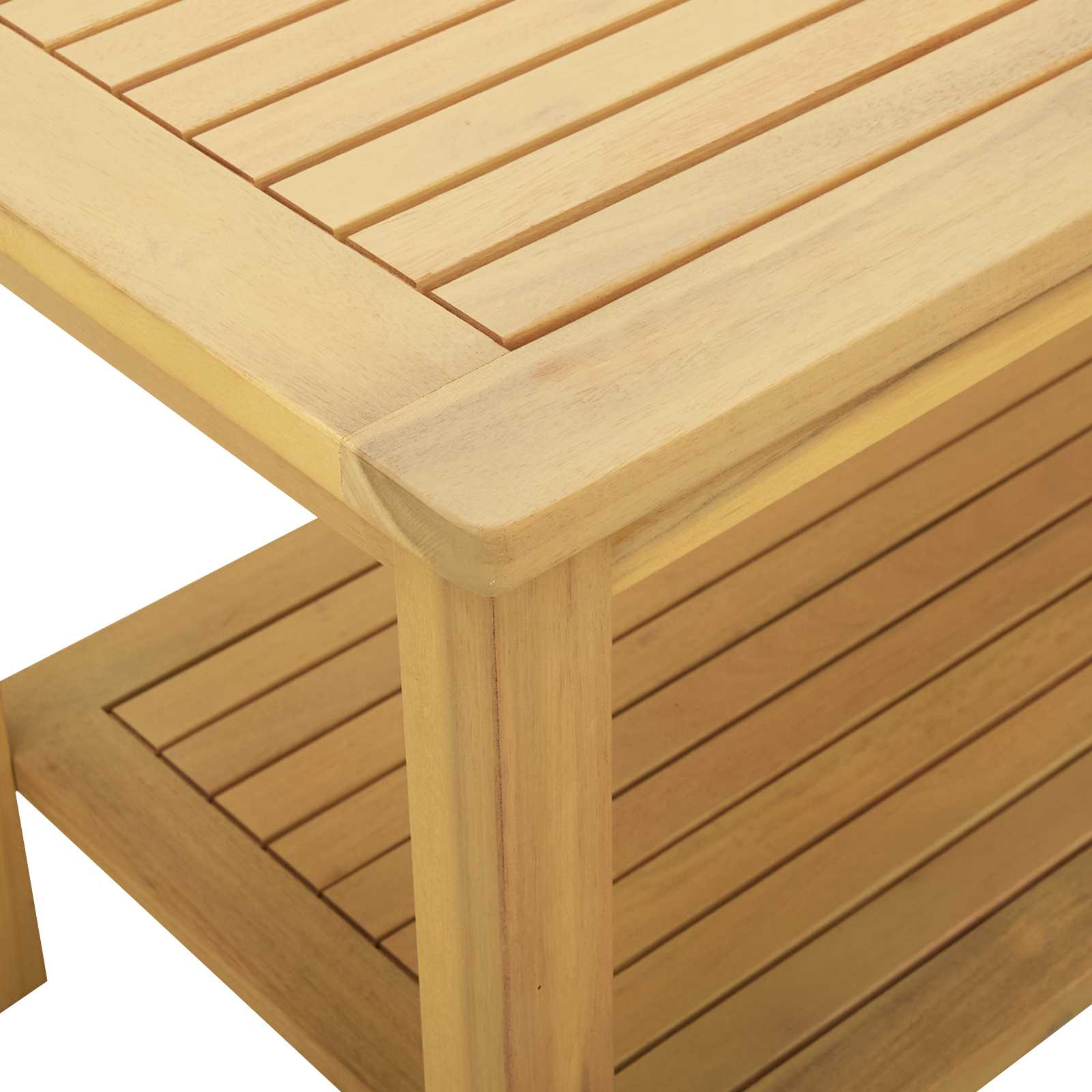 Beistelltisch Öl-Natur 90 x 50 x 45 cm Massivholz Akazie