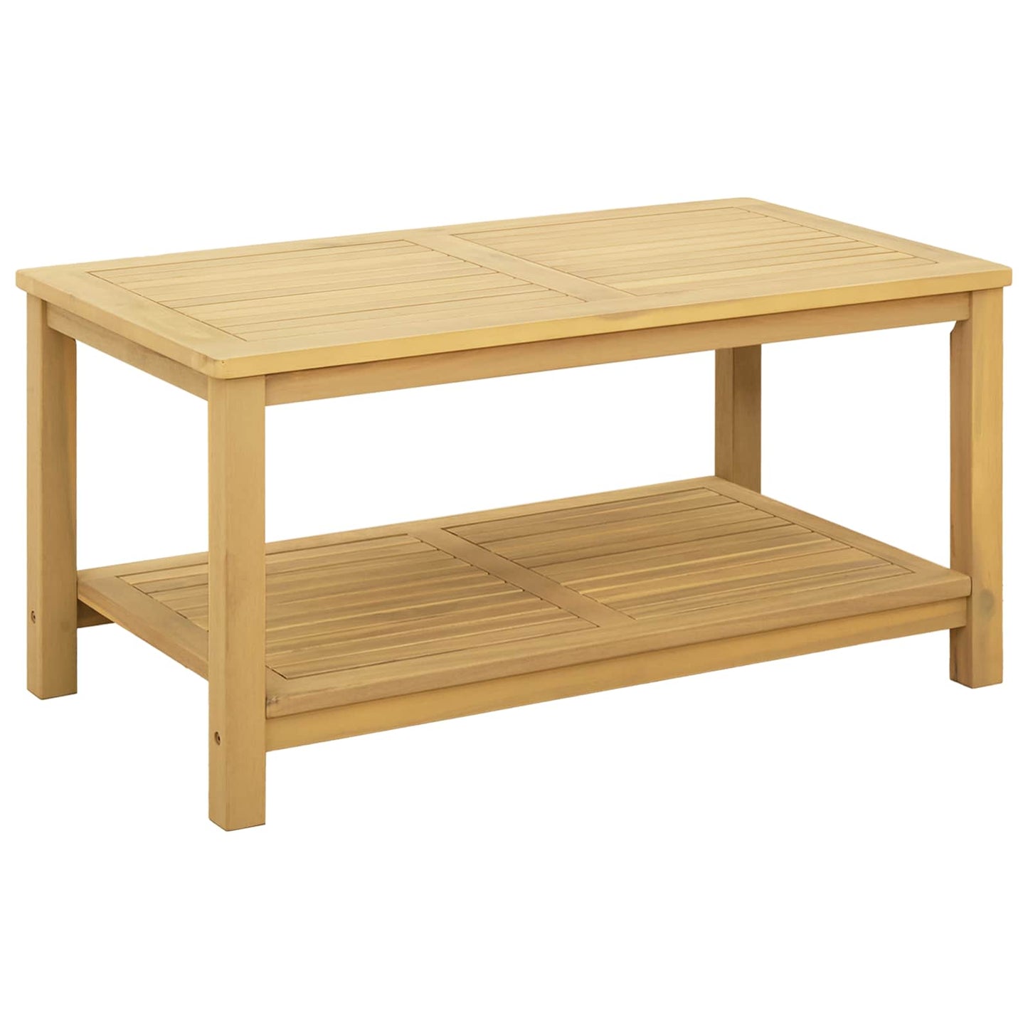 Beistelltisch Öl-Natur 90 x 50 x 45 cm Massivholz Akazie