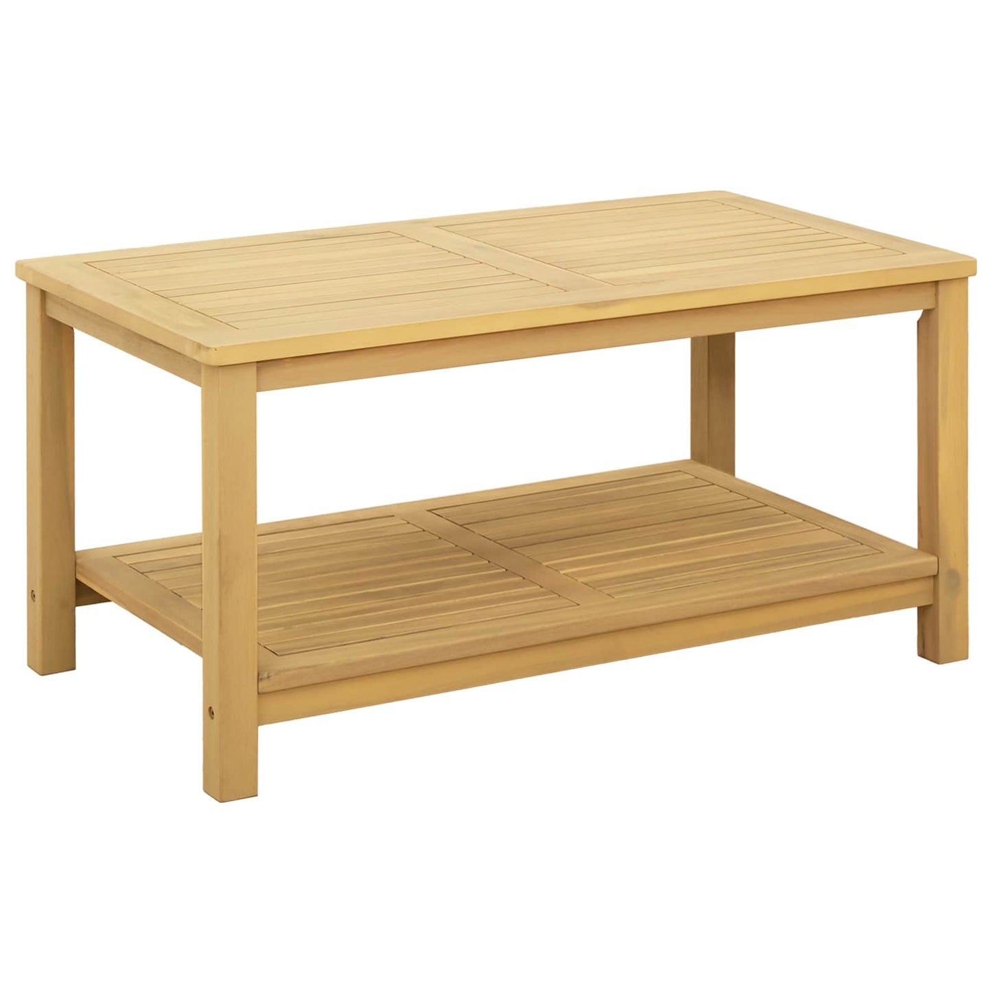 Beistelltisch Öl-Natur 90 x 50 x 45 cm Massivholz Akazie