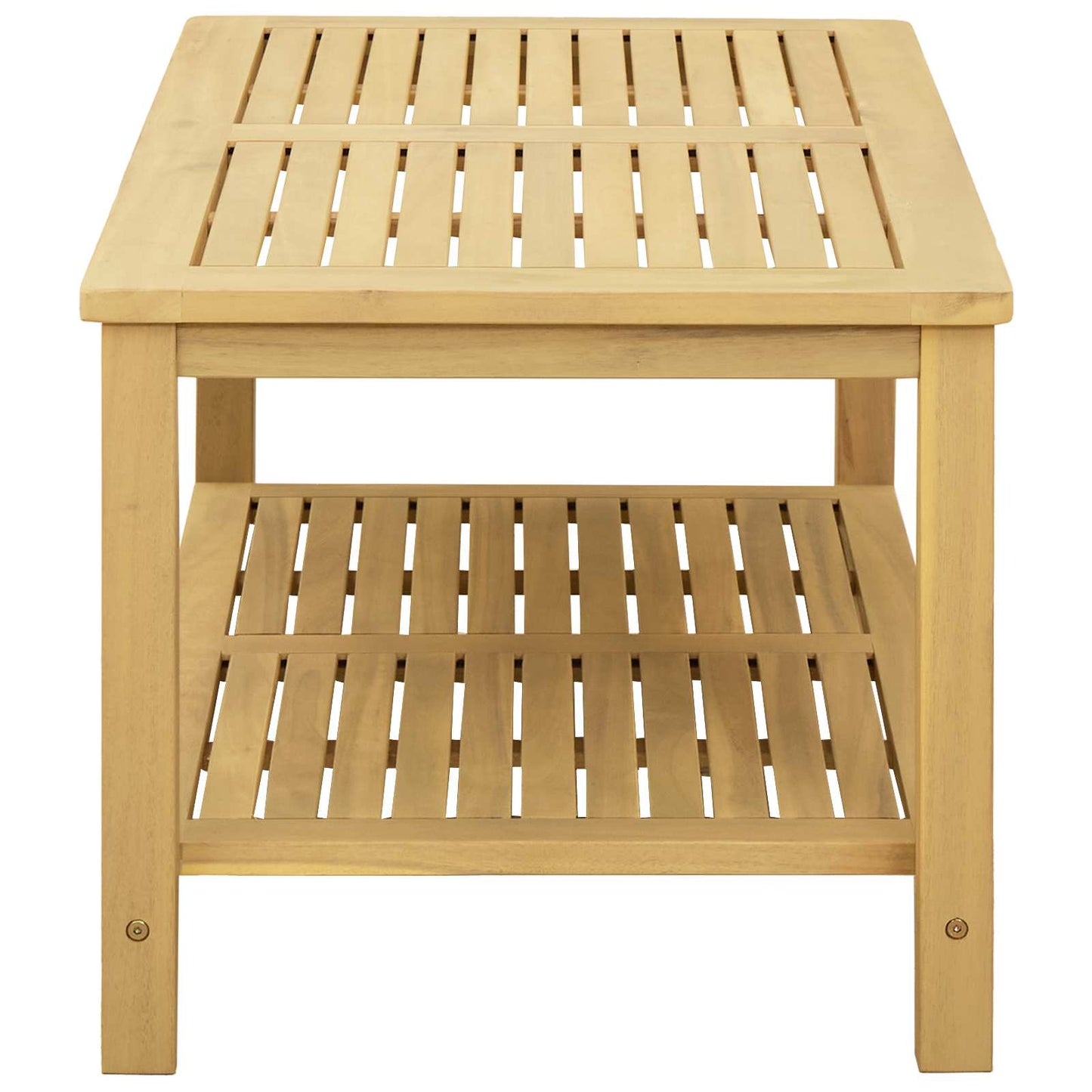 Beistelltisch Öl-Natur 90 x 50 x 45 cm Massivholz Akazie