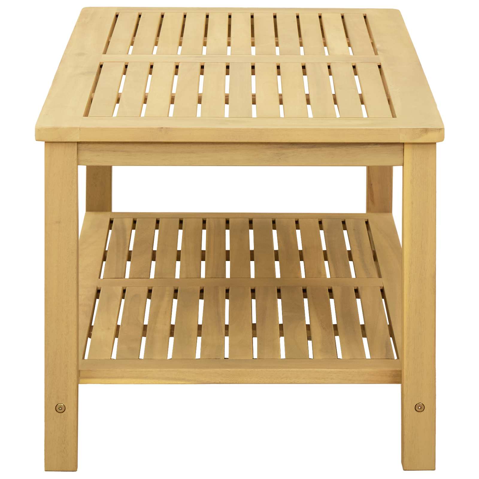Beistelltisch Öl-Natur 90 x 50 x 45 cm Massivholz Akazie