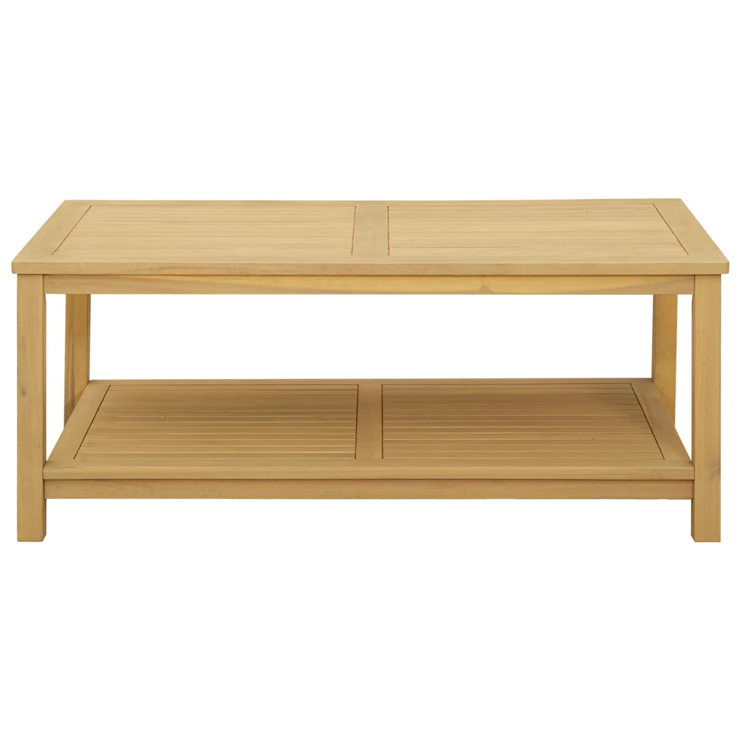 Beistelltisch Öl-Natur 110 x 55 x 45 cm Massivholz Akazie