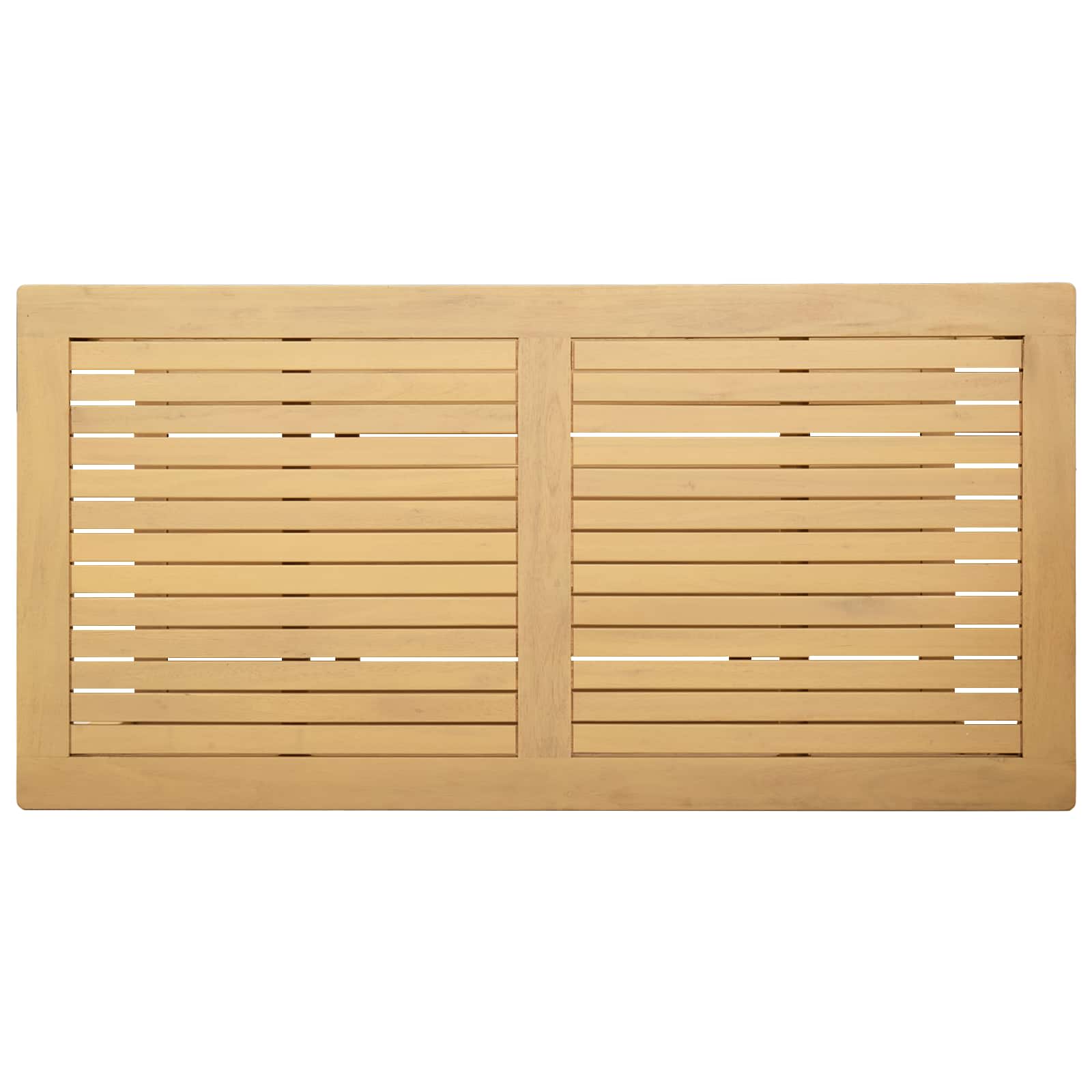 Beistelltisch Öl-Natur 110 x 55 x 45 cm Massivholz Akazie
