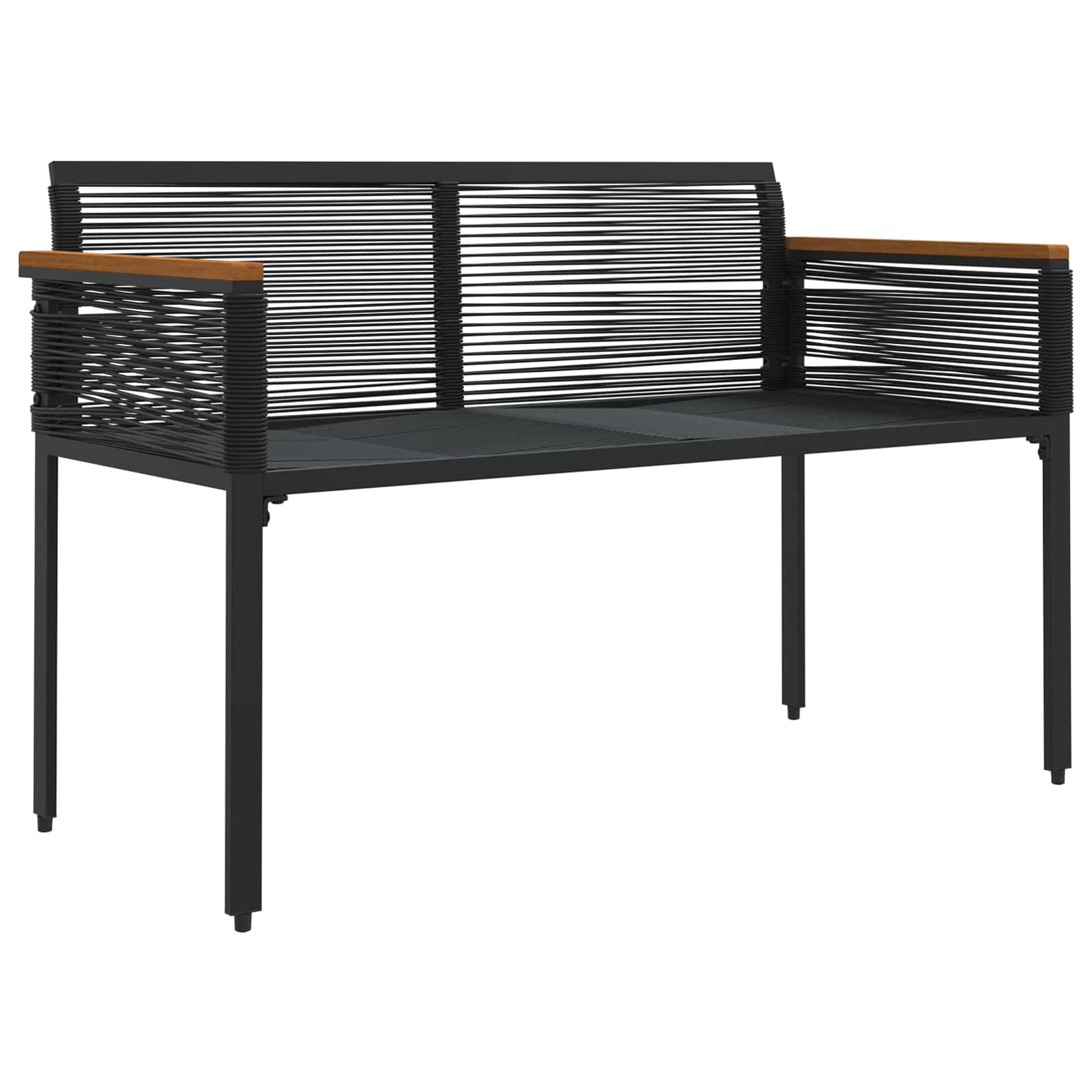 Bank Outdoor 2 -Seater 117 x 54 x 74,5 cm Poly-Rattan