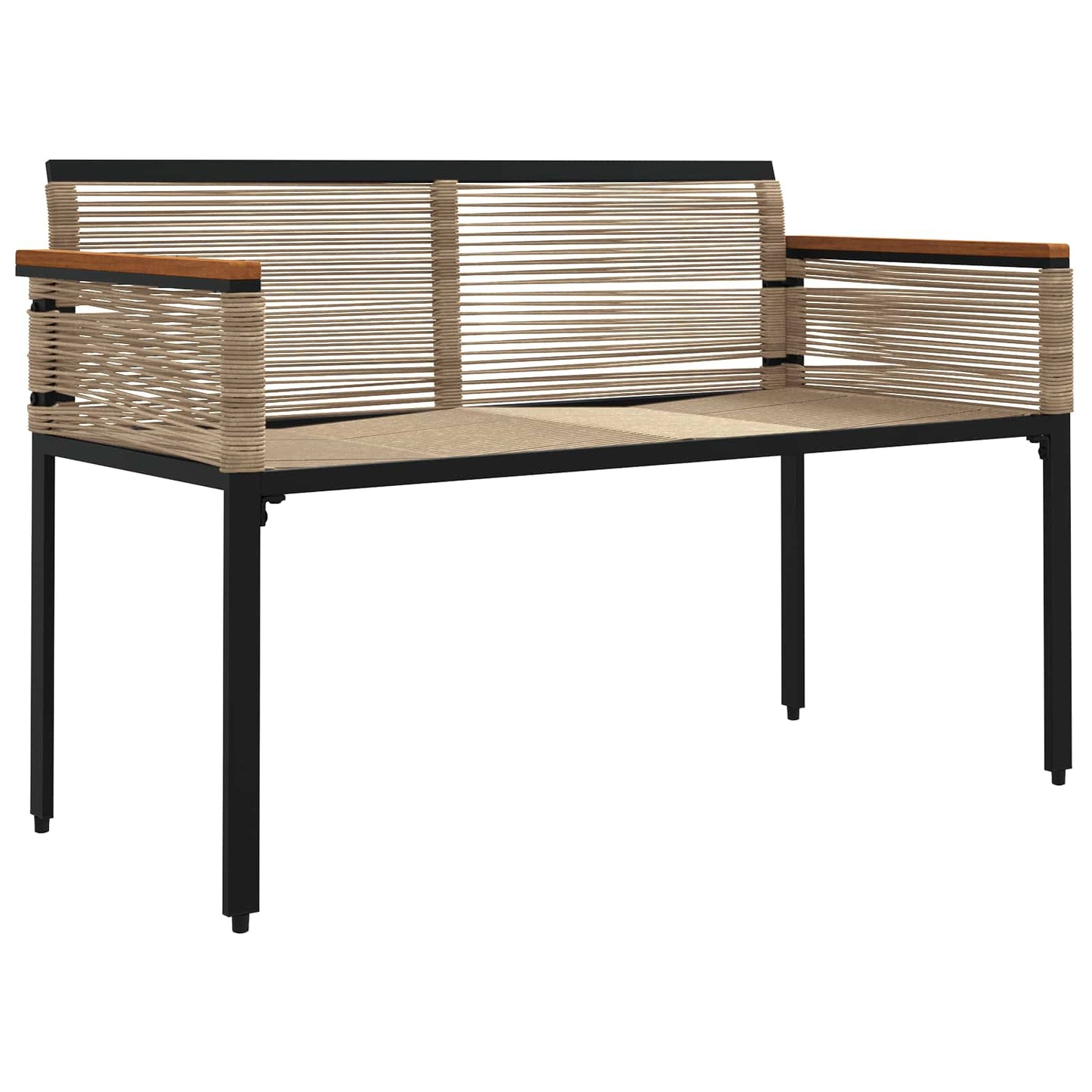 Bank Outdoor 2 -Seater 117 x 54 x 74,5 cm Poly-Rattan