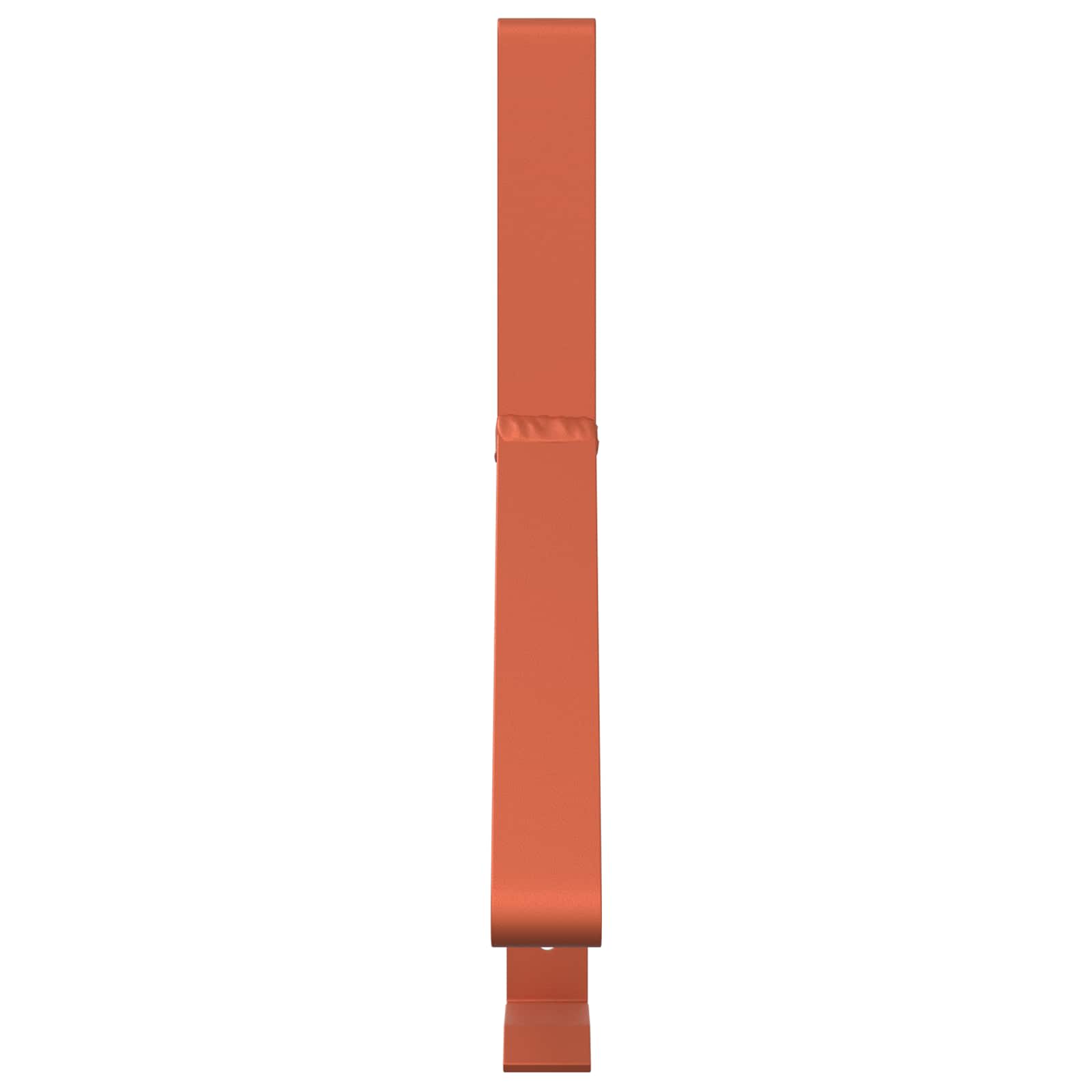 Schneewächter Unterstützung 2 Stk. Rot 29,5 x 3 x 34,5 cm Stahl