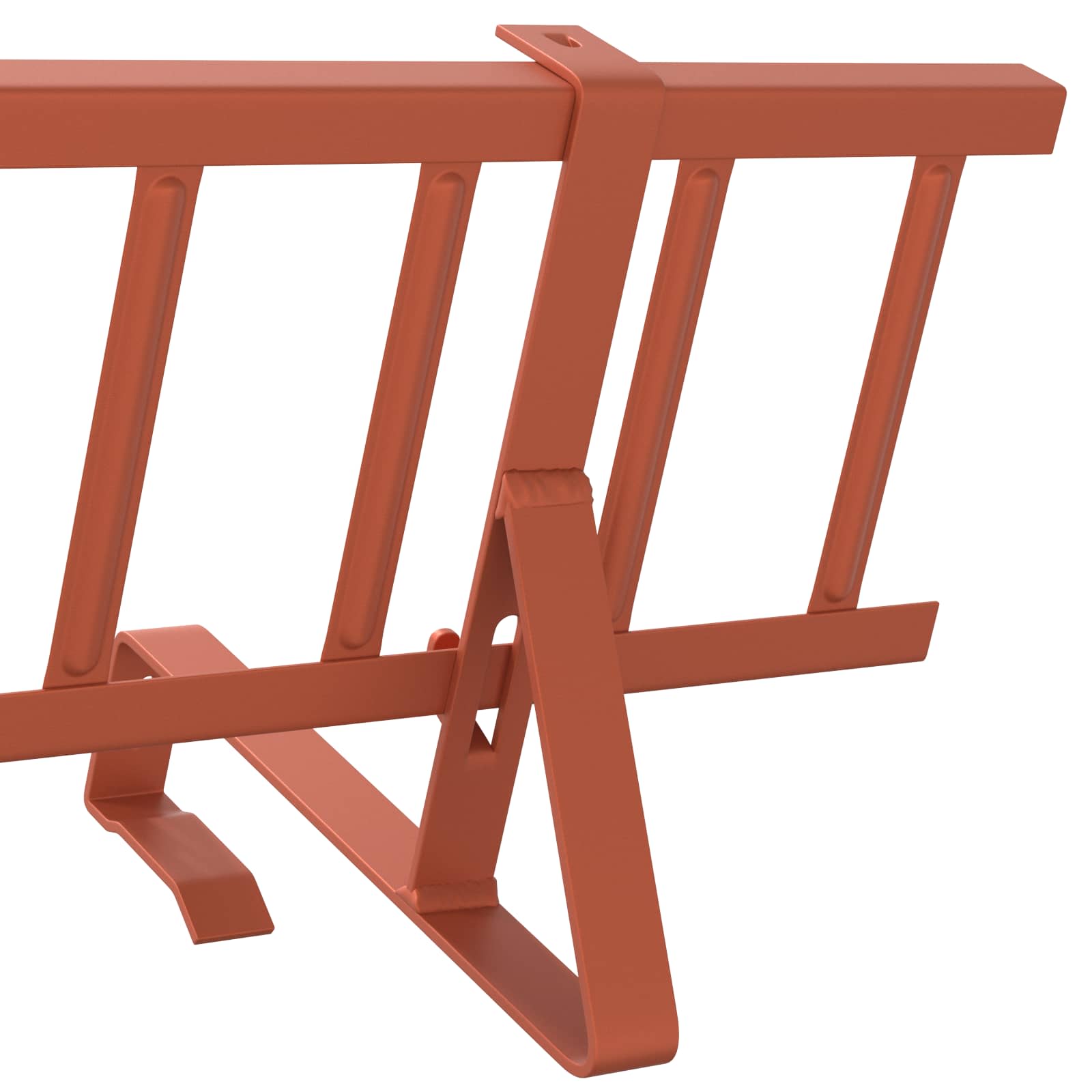 Schneefanggitter Rot 300 x 29,5 x 34,5 cm Stahl