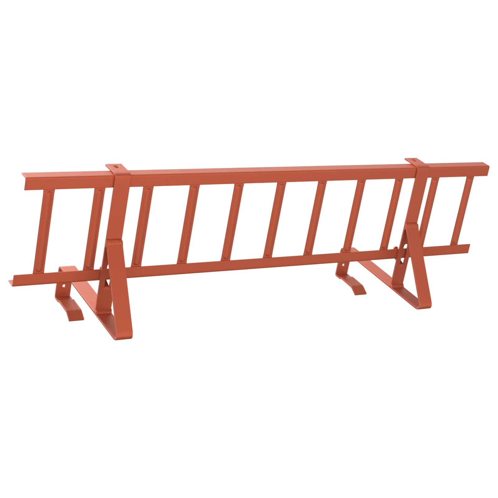 Schneefanggitter Rot 300 x 29,5 x 34,5 cm Stahl