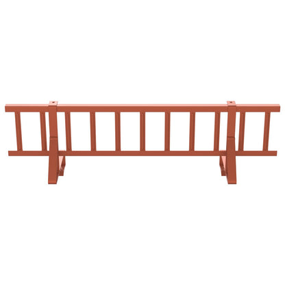 Schneefanggitter Rot 300 x 29,5 x 34,5 cm Stahl