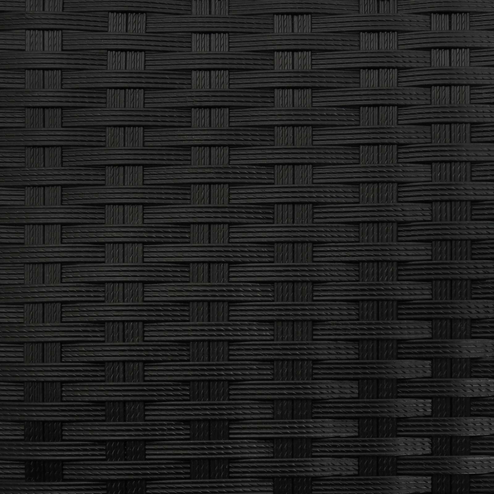Hoher Pflanzer Schwarz 55 x 22 x 70 cm Poly-Rattan