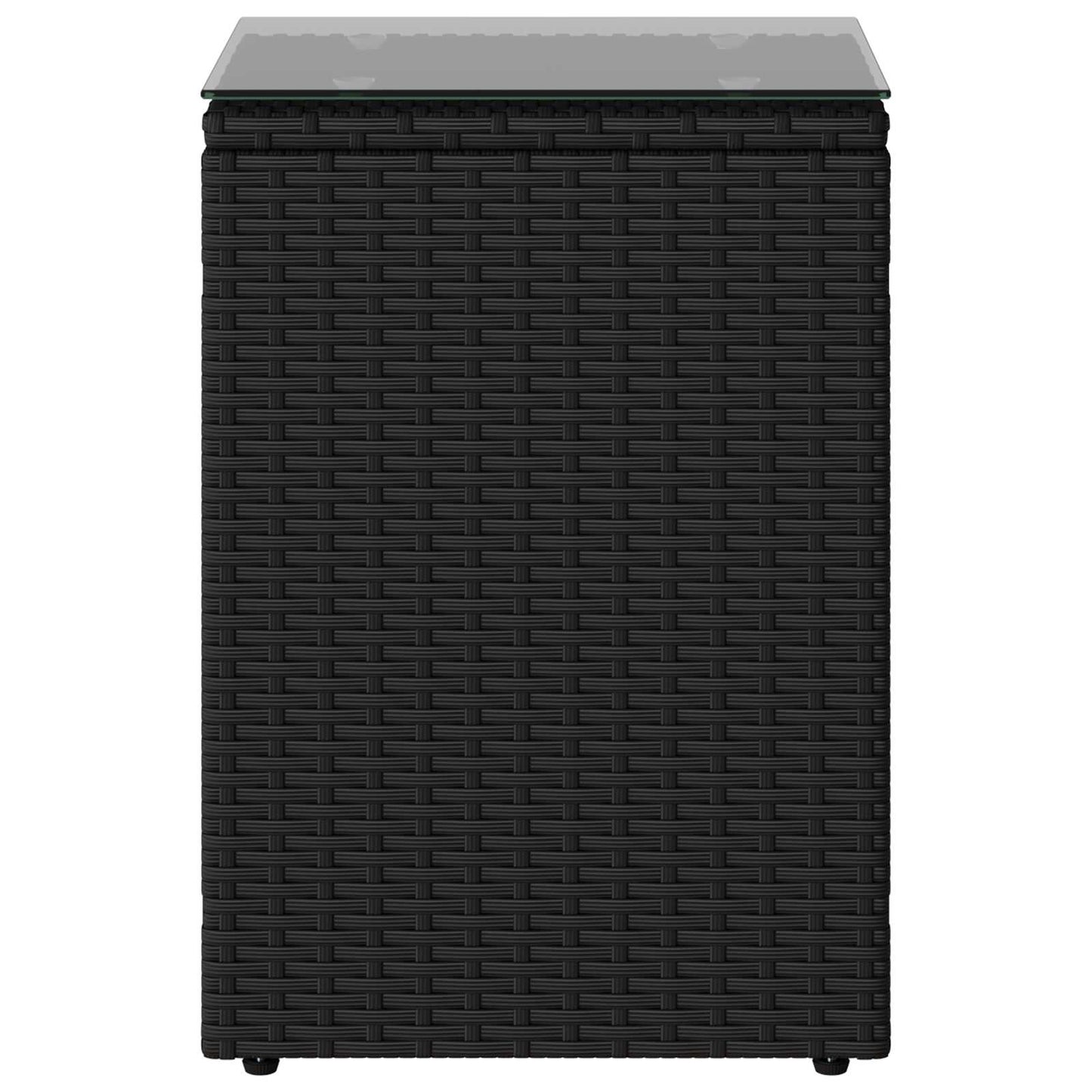 Beistelltisch Schwarz Poly-Rattan