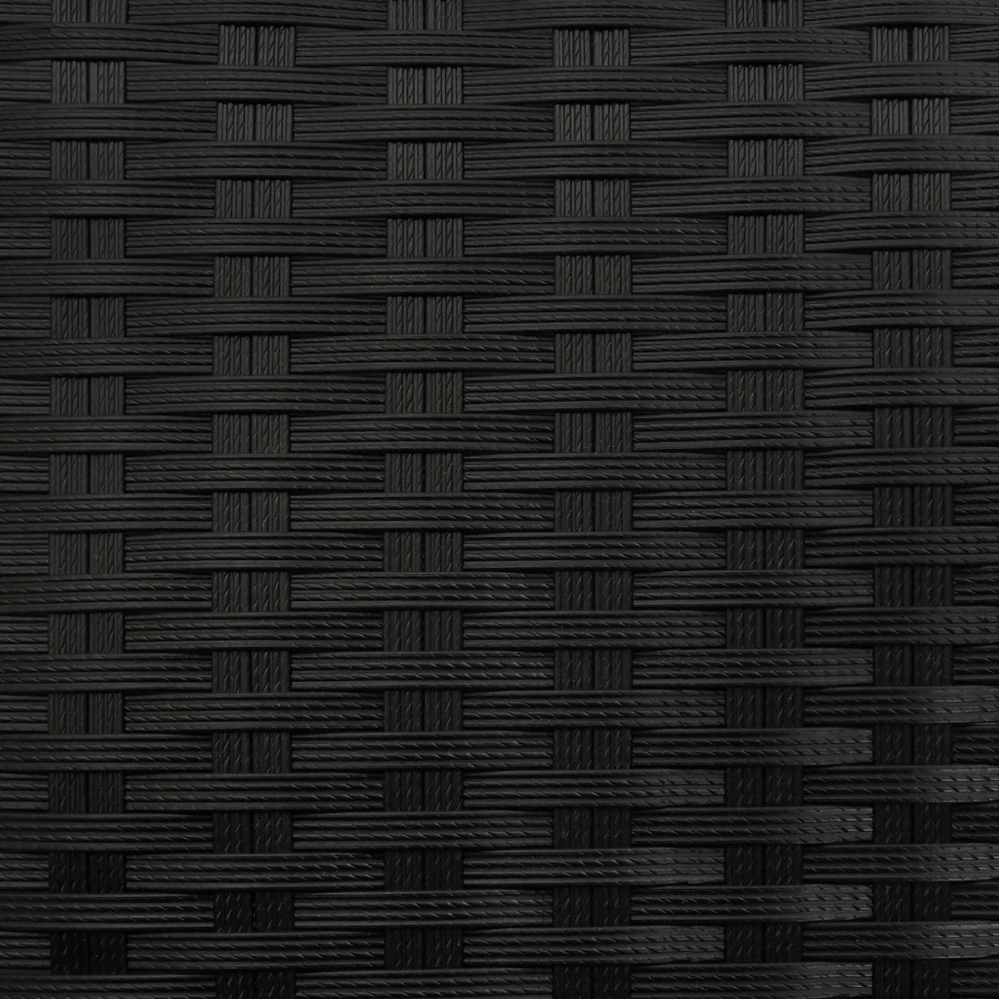 Beistelltisch Schwarz Poly-Rattan