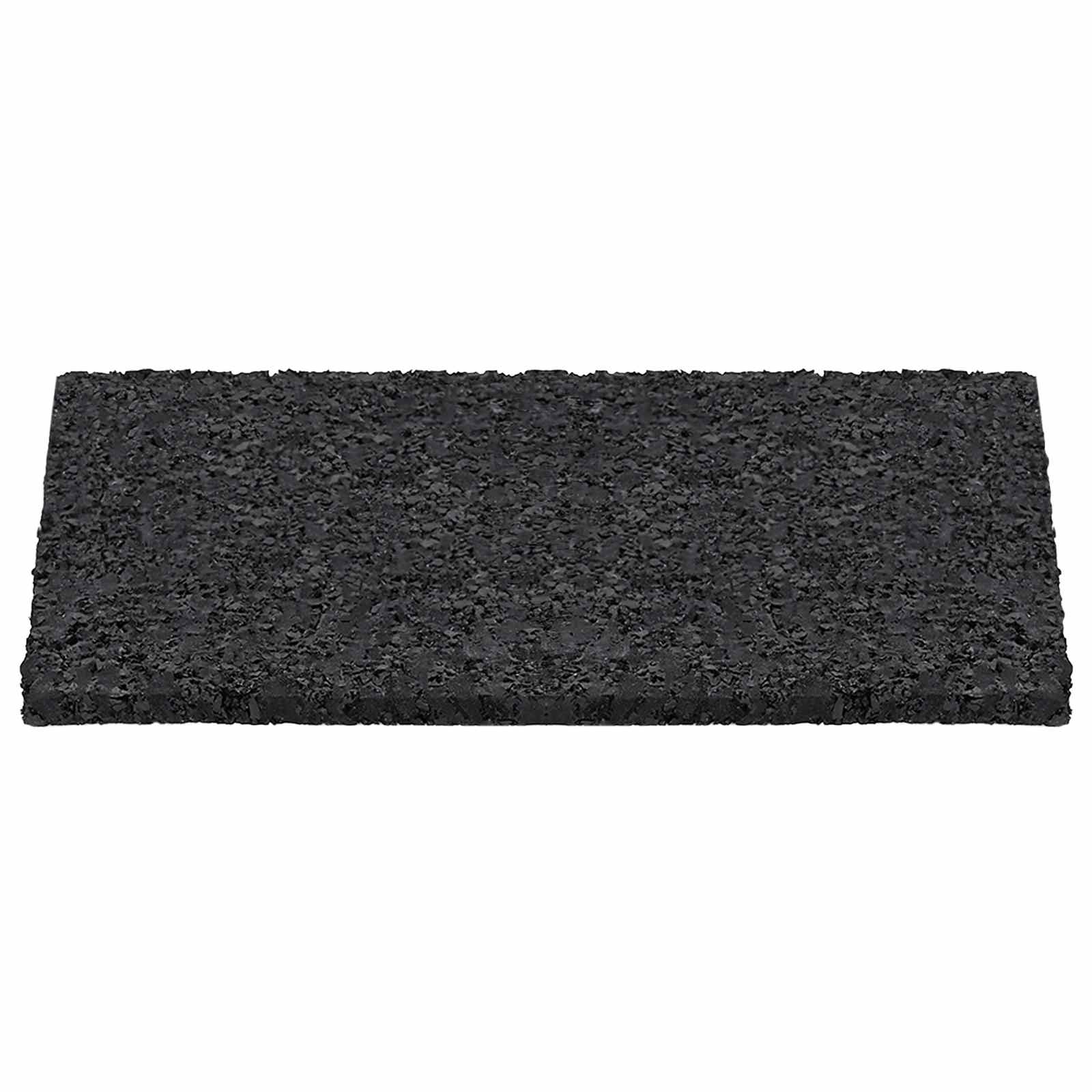 Gummigranulat-Patiopad Schwarz 6 x 9 x 0,3 cm Gummi