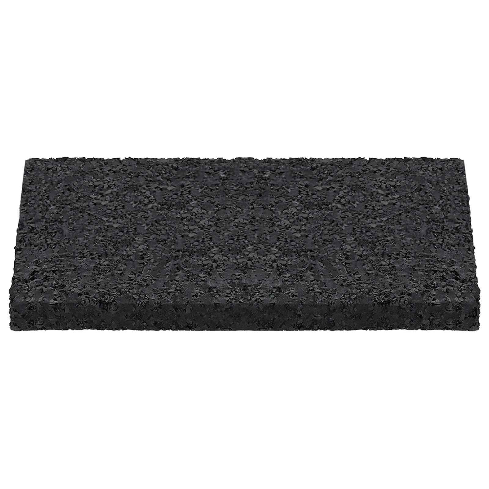 Gummigranulat-Patiopad Schwarz 6 x 9 x 0,6 cm Gummi
