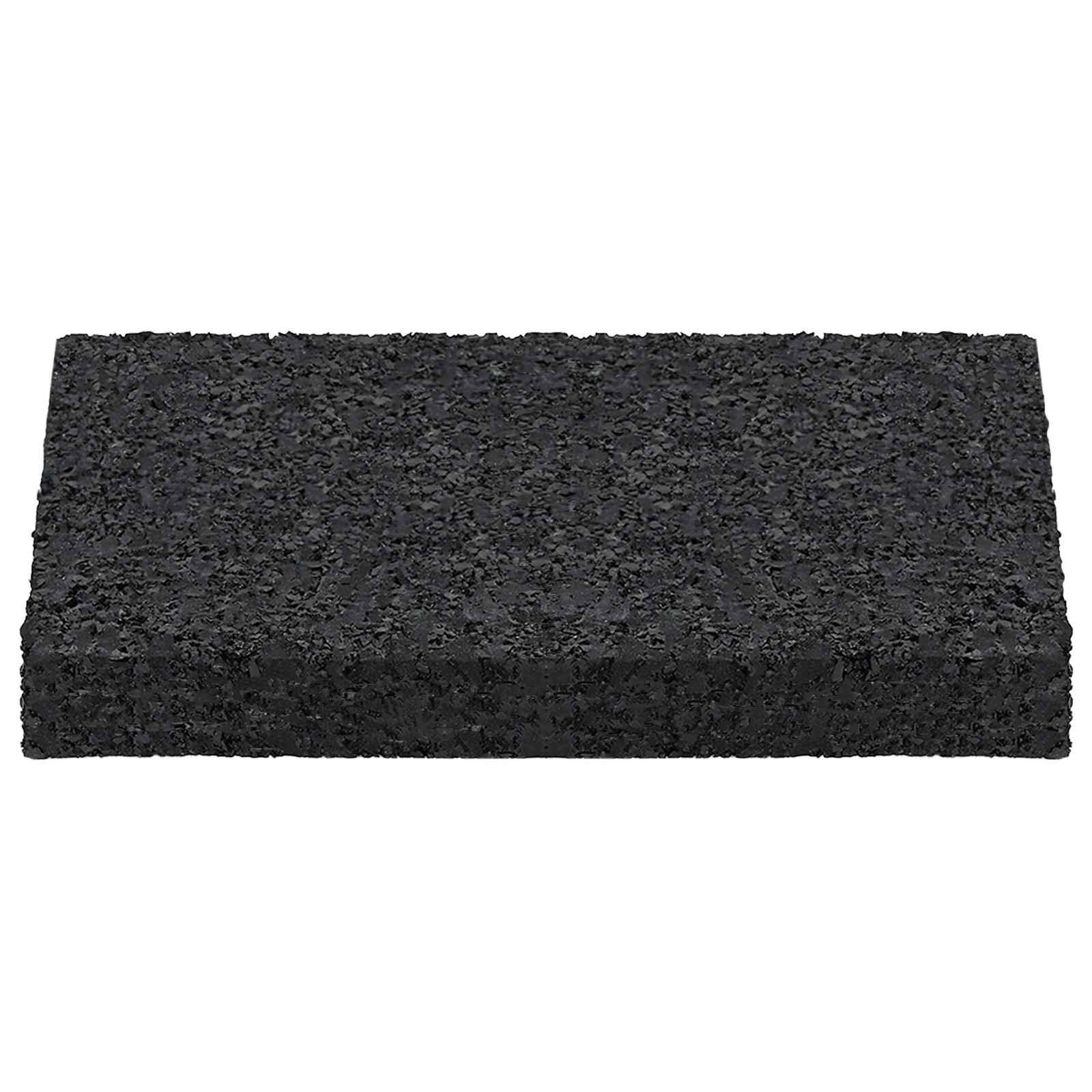 Gummigranulat-Patiopad Schwarz 6 x 9 x 1 cm Gummi