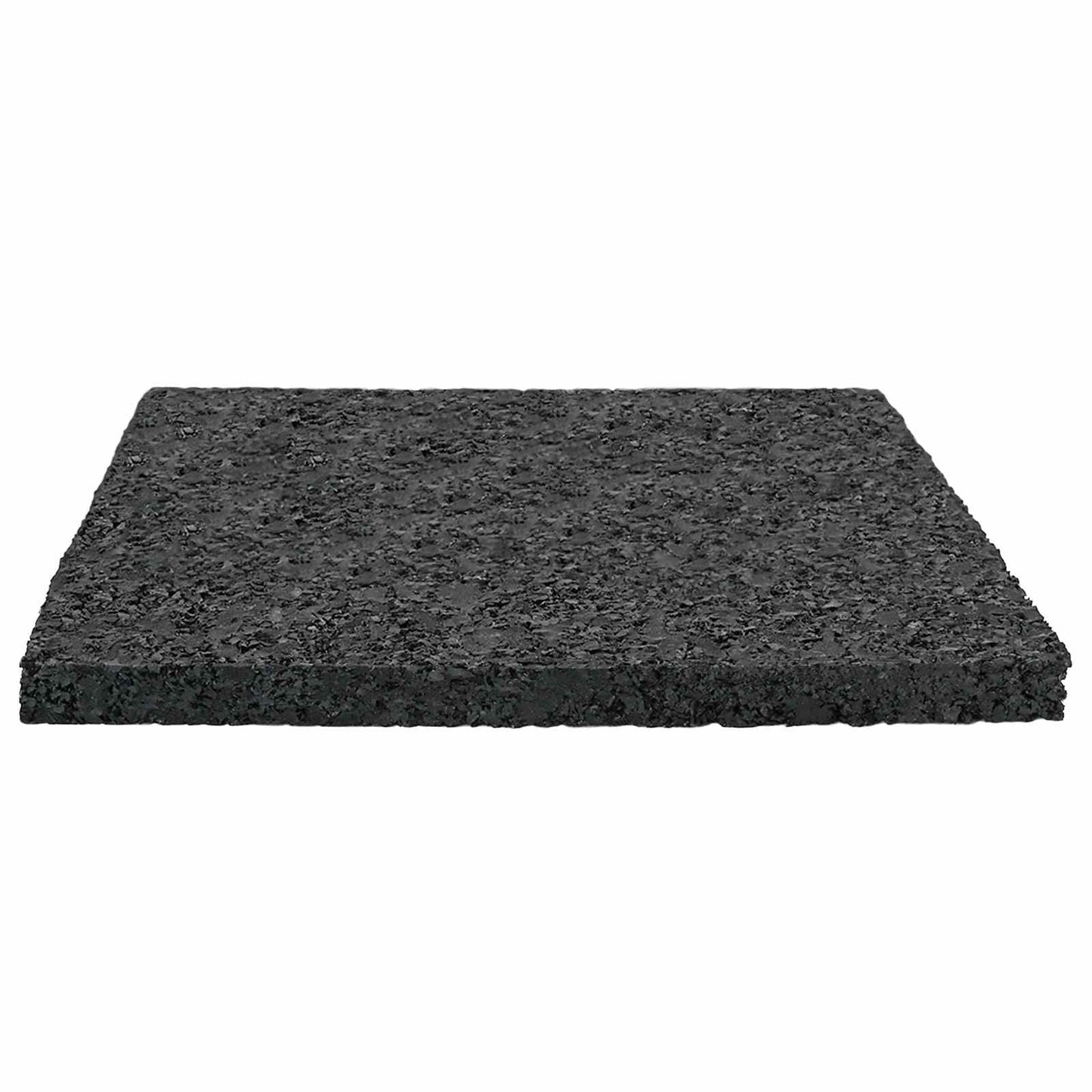 Gummigranulat-Patiopad Schwarz 9 x 9 x 0,6 cm Gummi