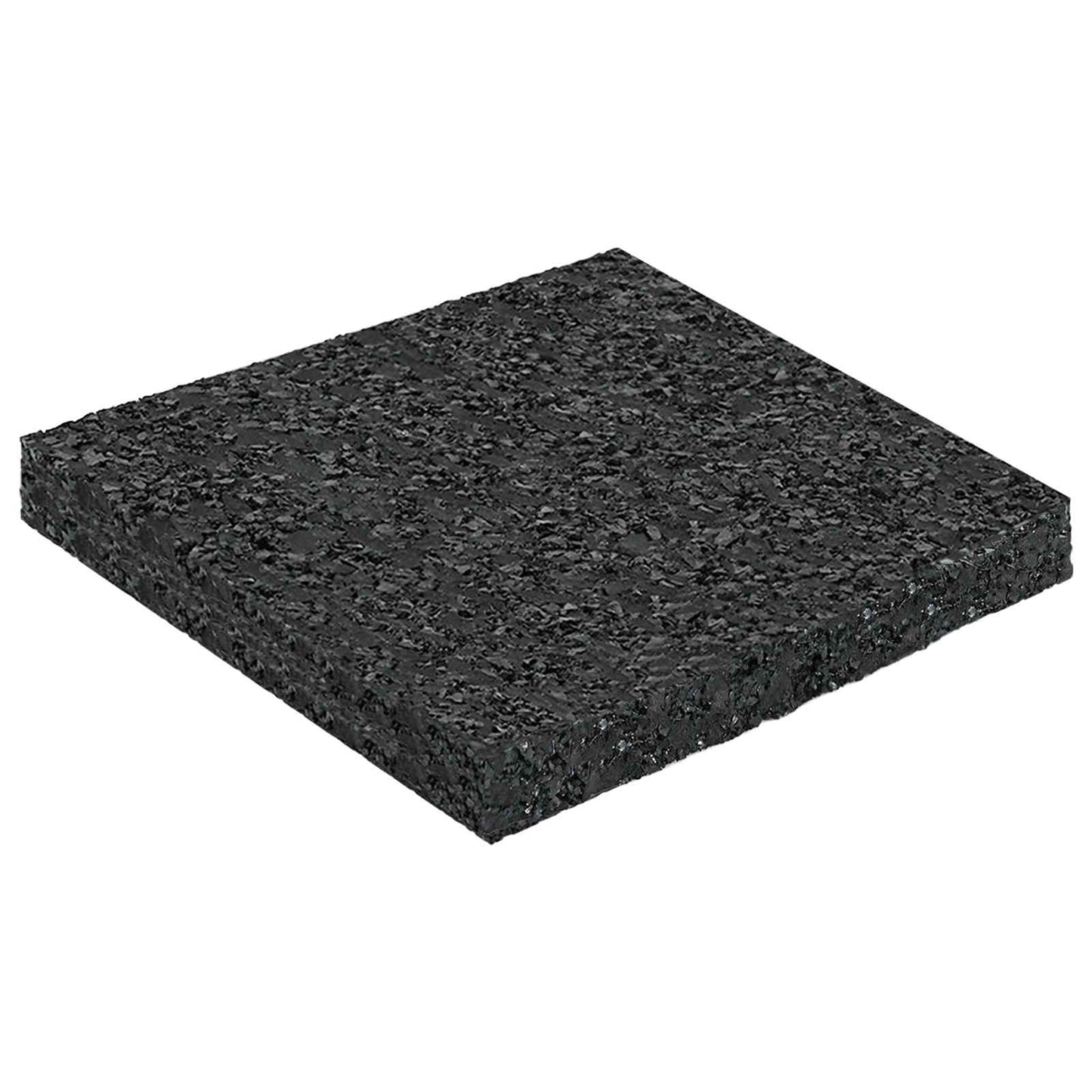 Gummigranulat-Patiopad Schwarz 9 x 9 x 0,8 cm Gummi