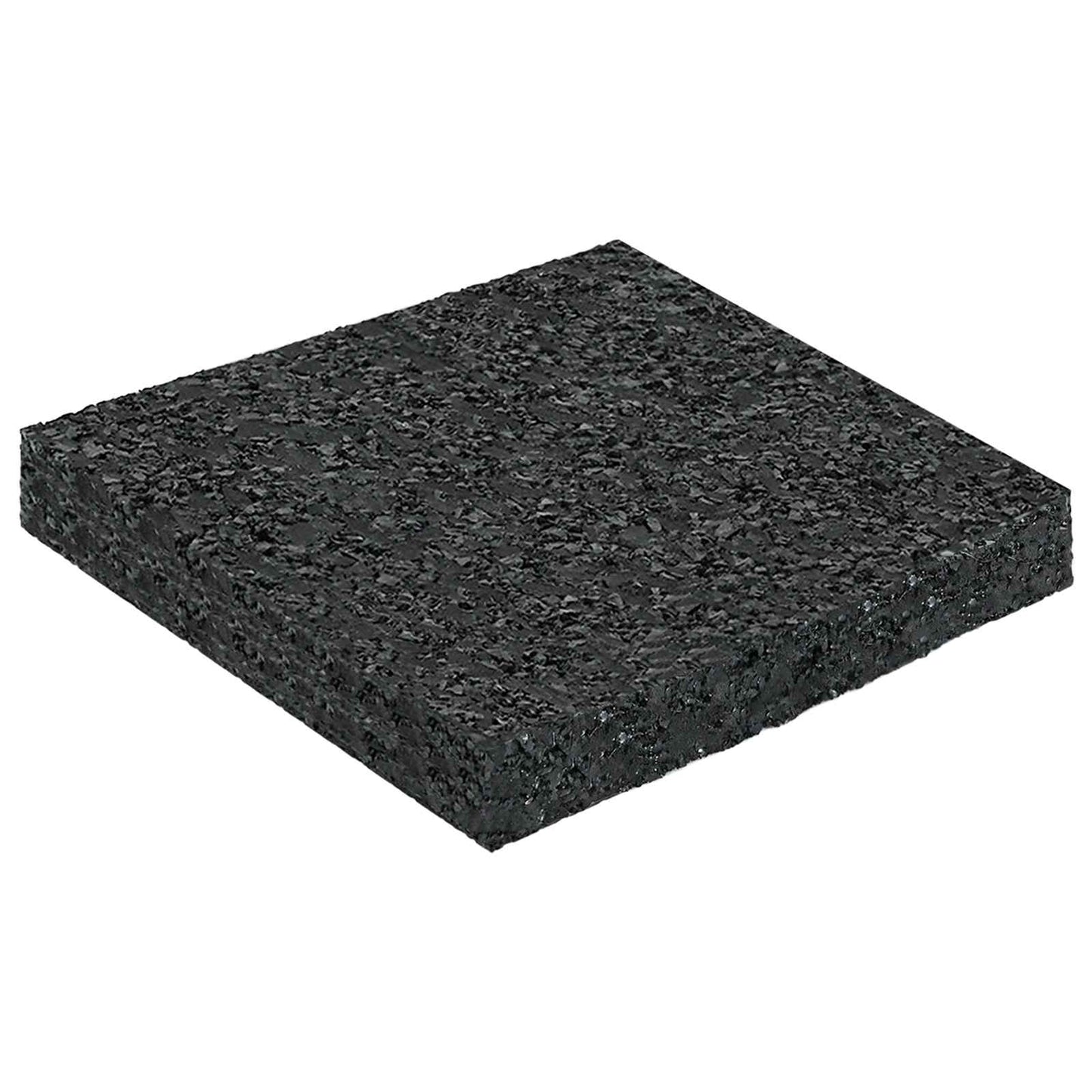 Gummigranulat-Patiopad Schwarz 9 x 9 x 1 cm Gummi