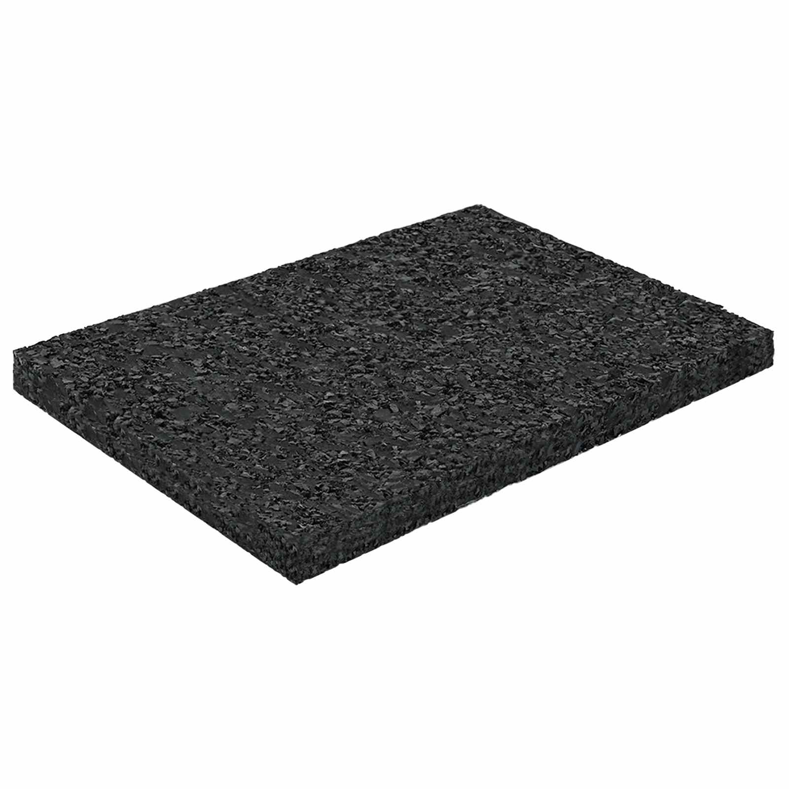 Gummigranulat-Patiopad Schwarz 6 x 9 x 0,6 cm Gummi