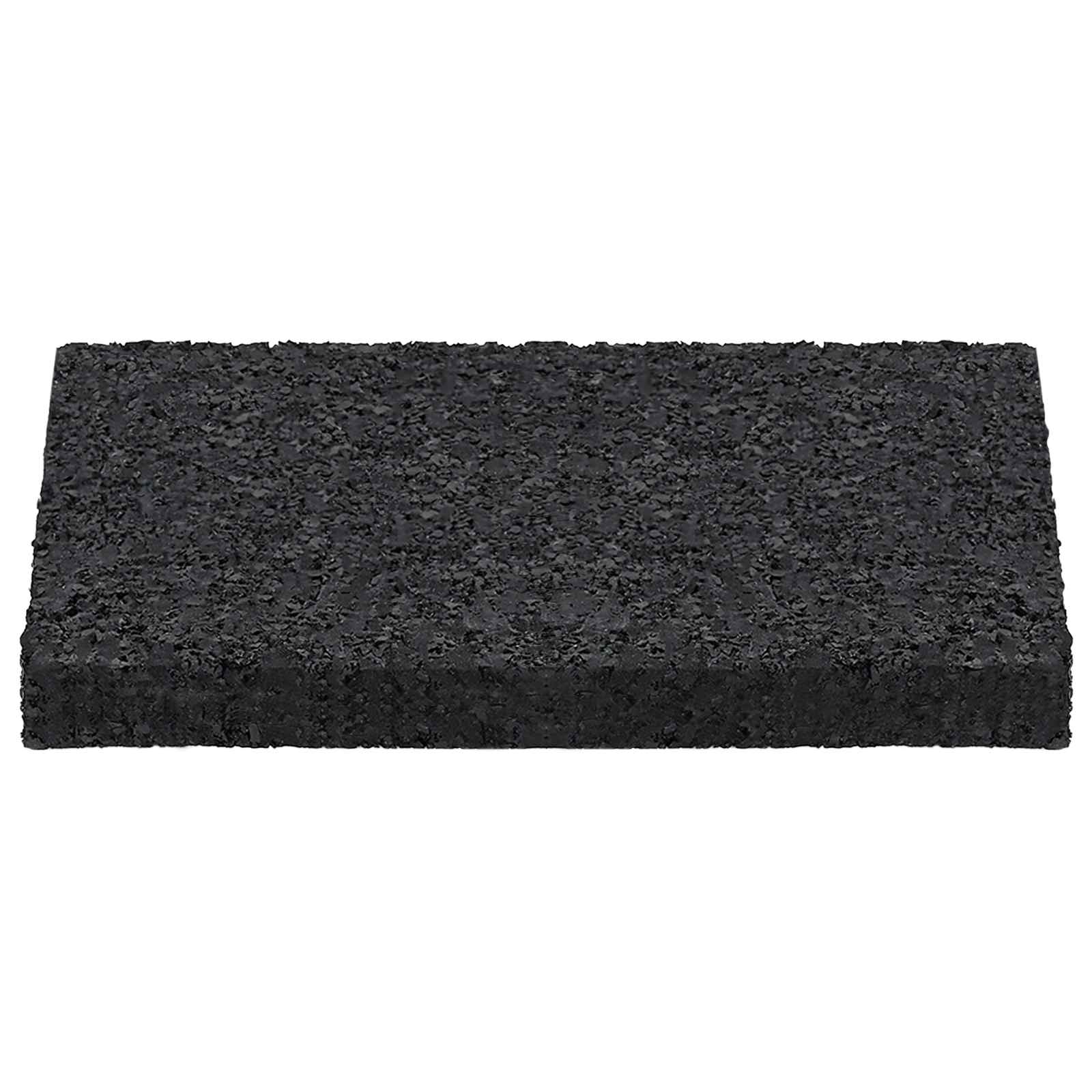 Gummigranulat-Patiopad Schwarz 6 x 9 x 0,8 cm Gummi