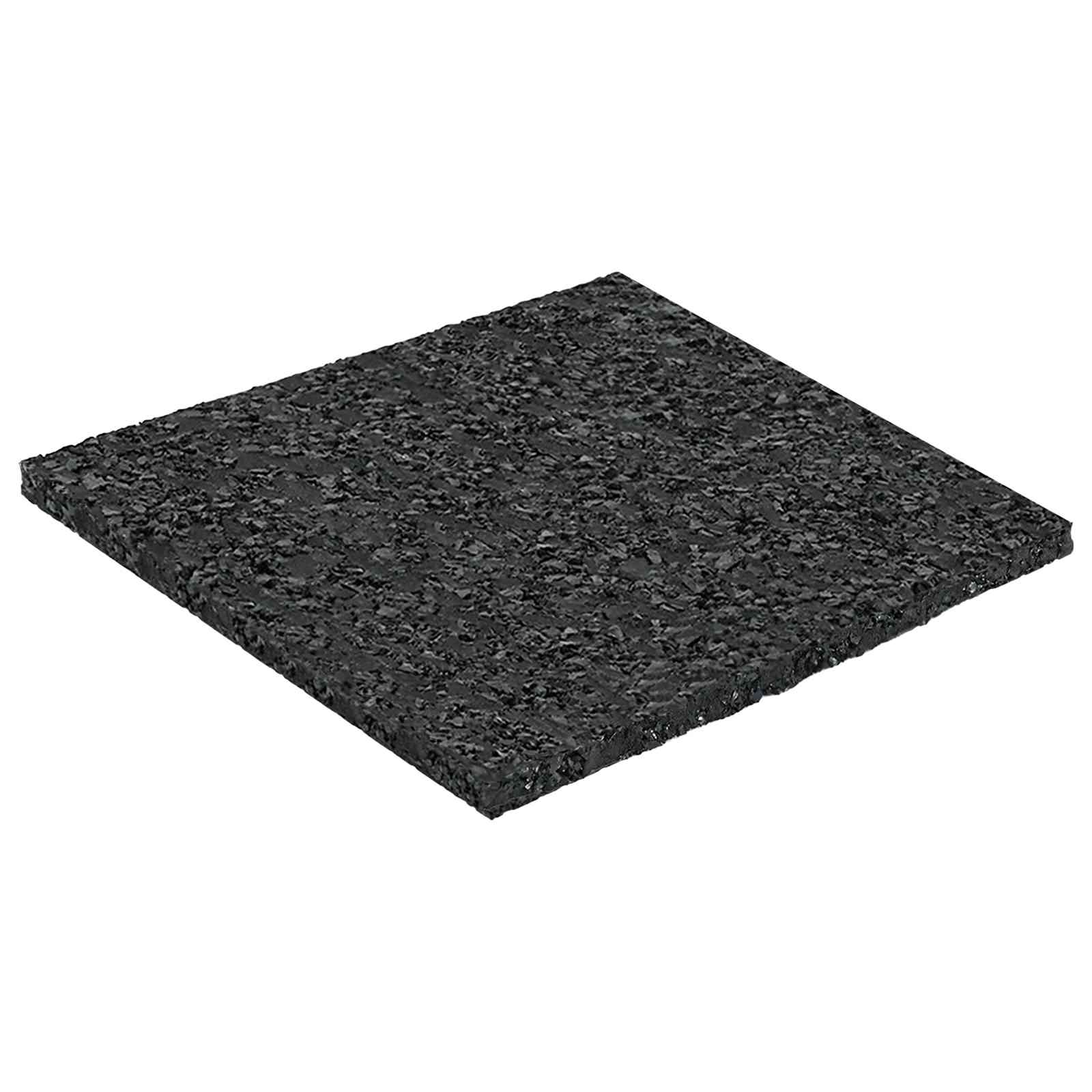 Gummigranulat-Patiopad Schwarz 9 x 9 x 0,3 cm Gummi