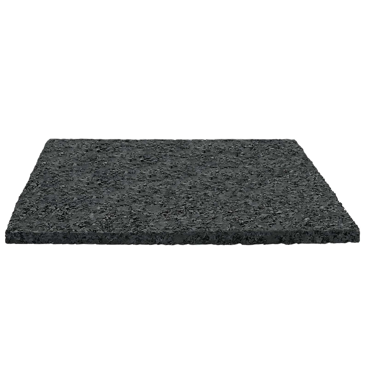 Gummigranulat-Patiopad Schwarz 9 x 9 x 0,3 cm Gummi