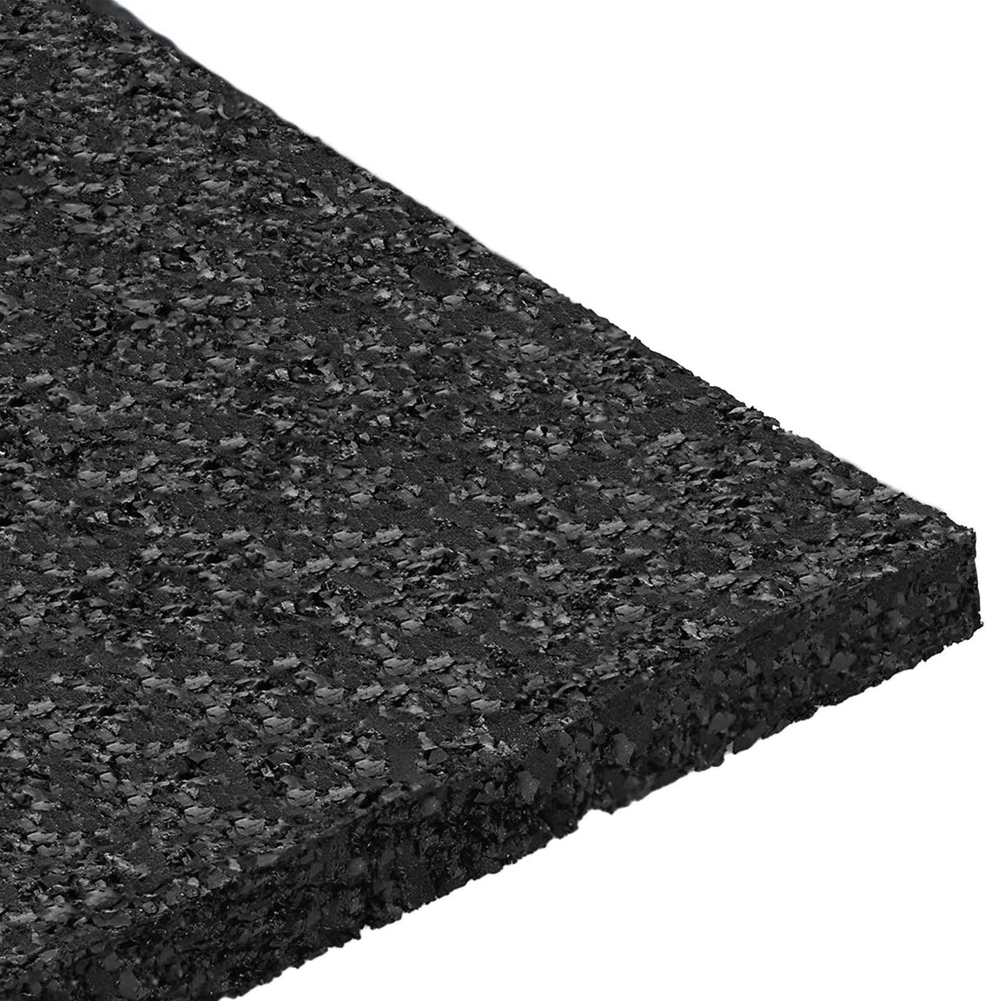 Gummigranulat-Patiopad Schwarz 9 x 9 x 0,6 cm Gummi