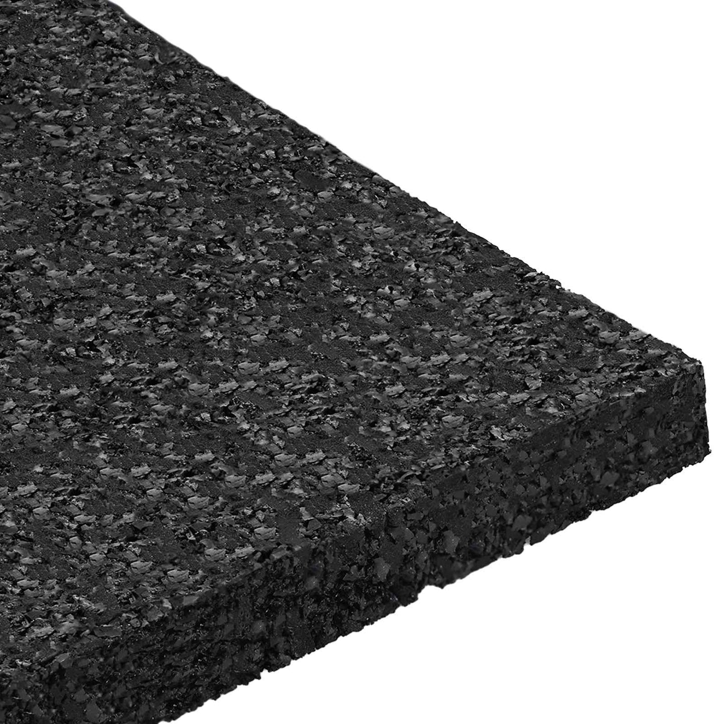 Gummigranulat-Patiopad Schwarz 9 x 9 x 0,8 cm Gummi
