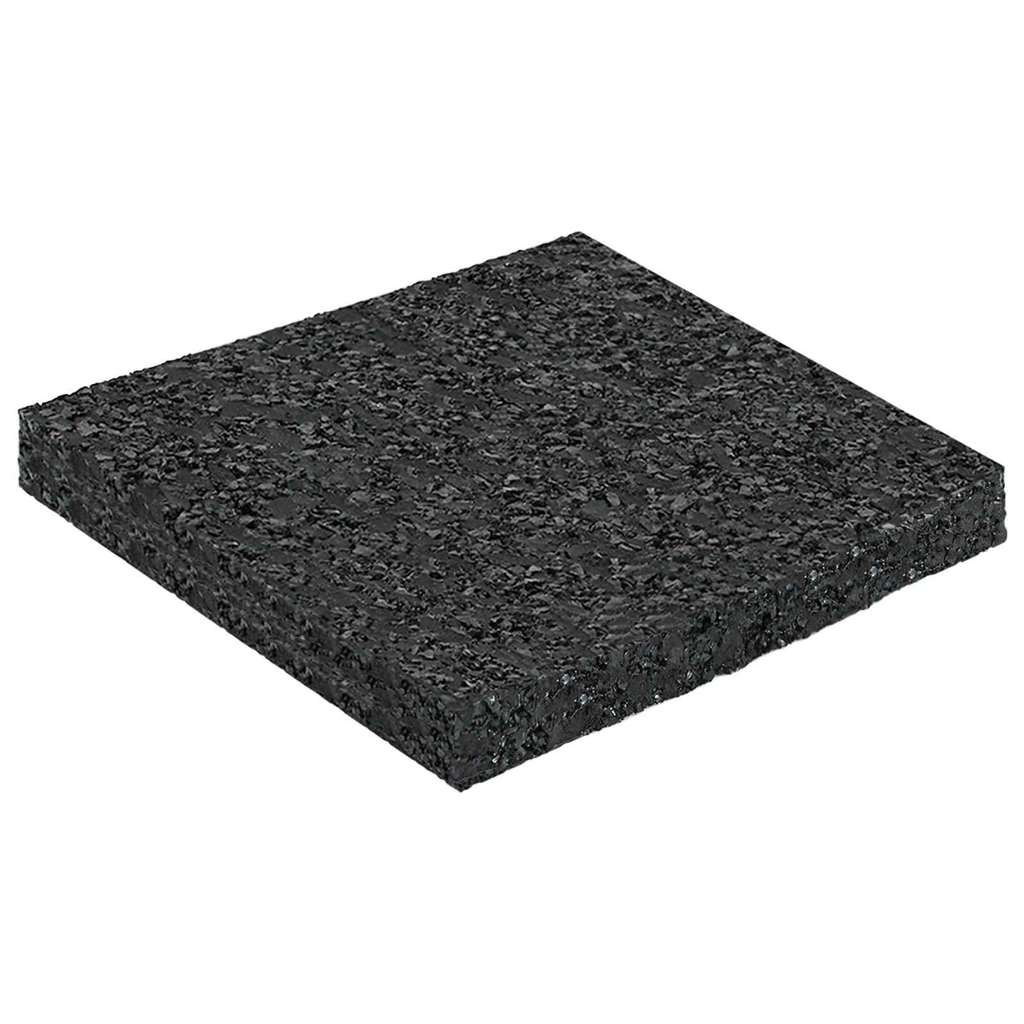 Gummigranulat-Patiopad Schwarz 9 x 9 x 0,8 cm Gummi