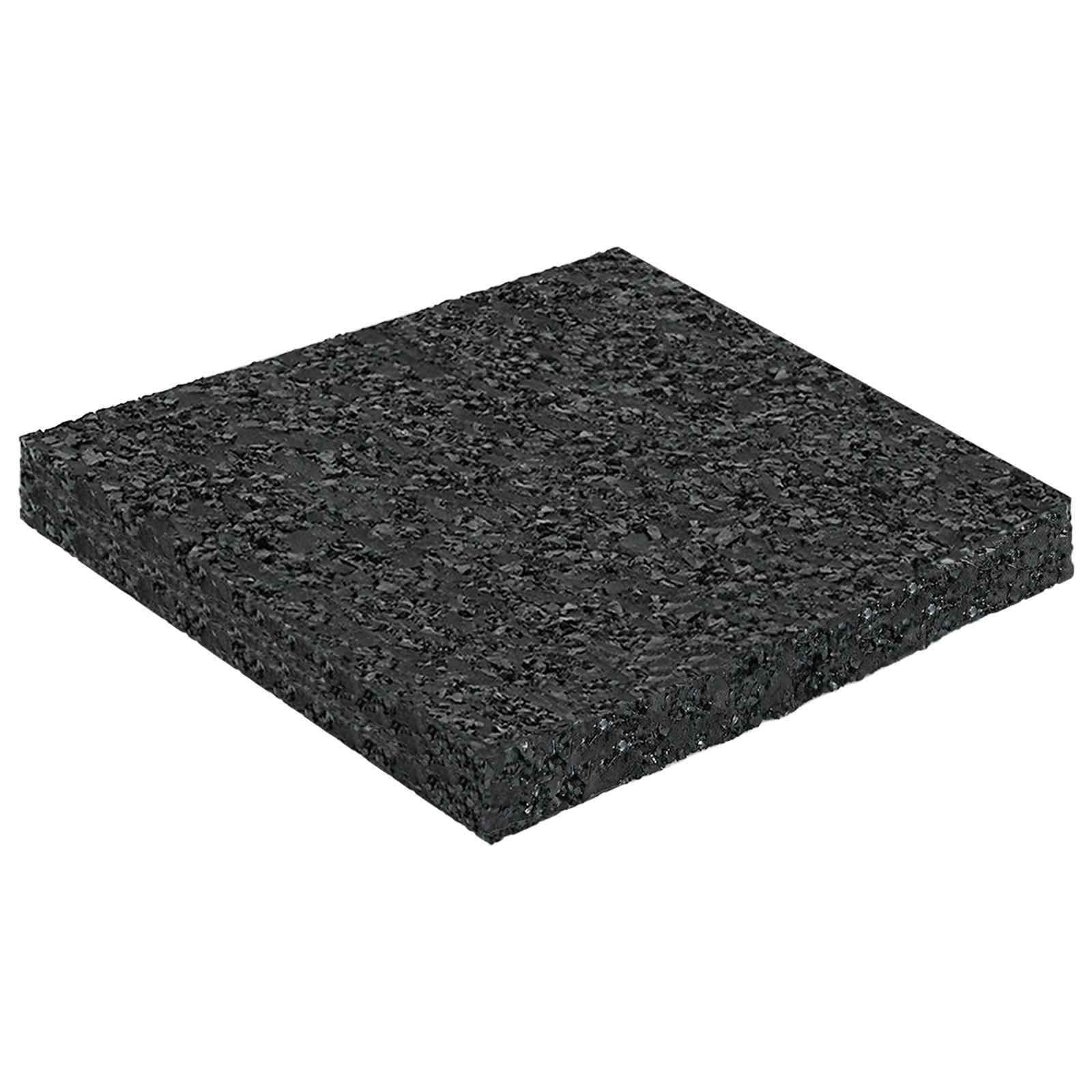 Gummigranulat-Patiopad Schwarz 9 x 9 x 0,8 cm Gummi