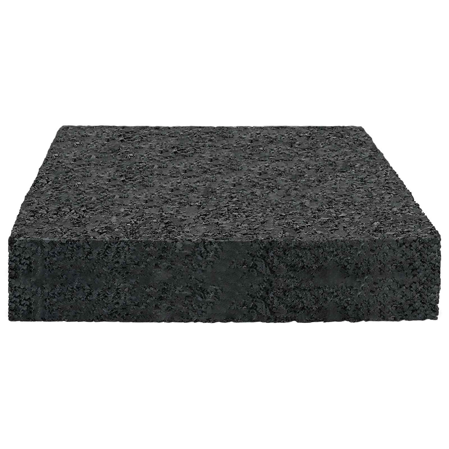 Gummigranulat-Patiopad Schwarz 9 x 9 x 2 cm Gummi