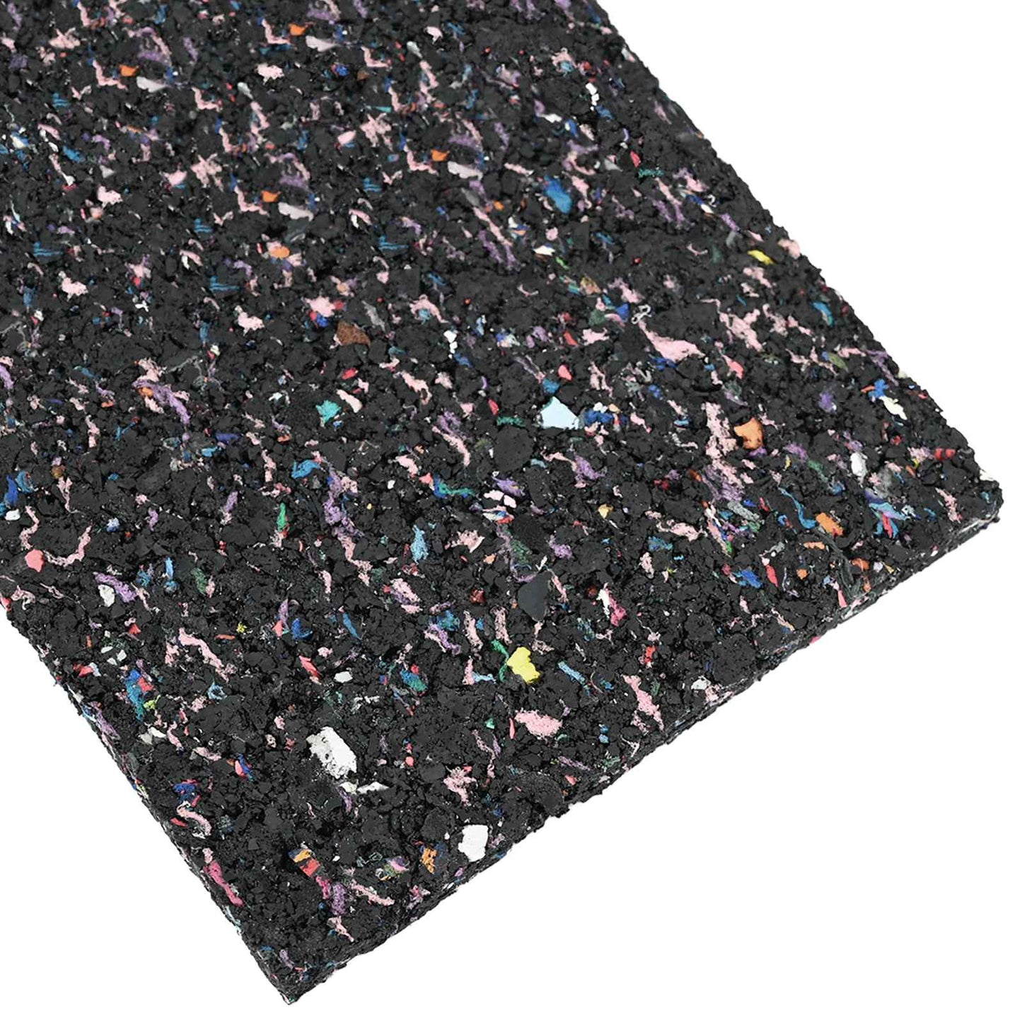 Gummi-Granulat-Rolle Schwarz 200 x 5 x 0,6 cm Gummi