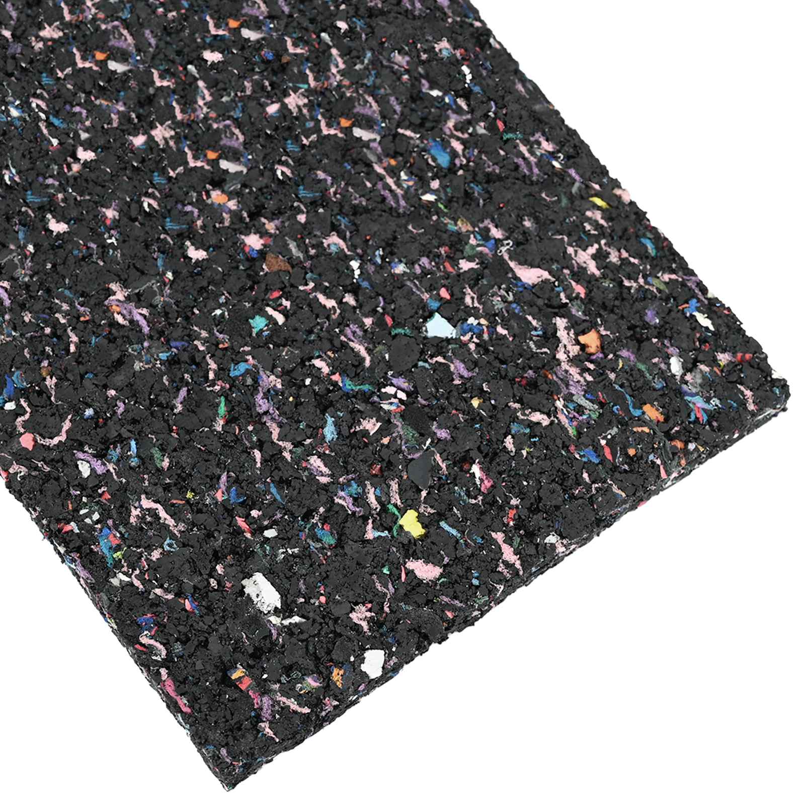 Gummi-Granulat-Rolle Schwarz 1000 x 5 x 0,6 cm Gummi