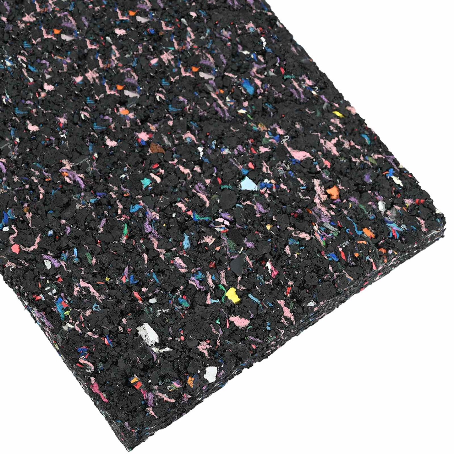 Gummi-Granulat-Rolle Schwarz 1000 x 10 x 0,6 cm Gummi