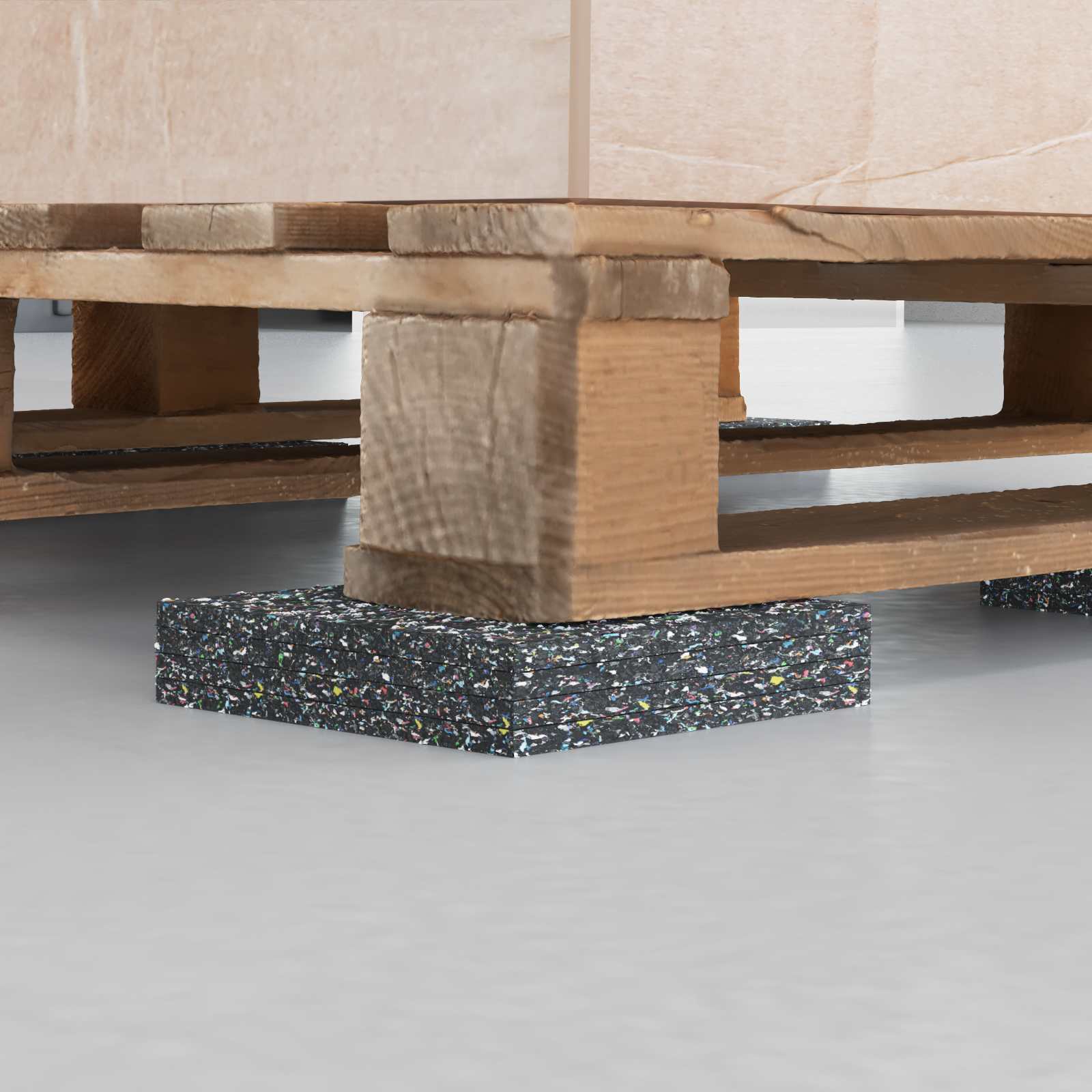 Gummi-Granulat-Rolle Schwarz 200 x 12 x 0,3 cm Gummi