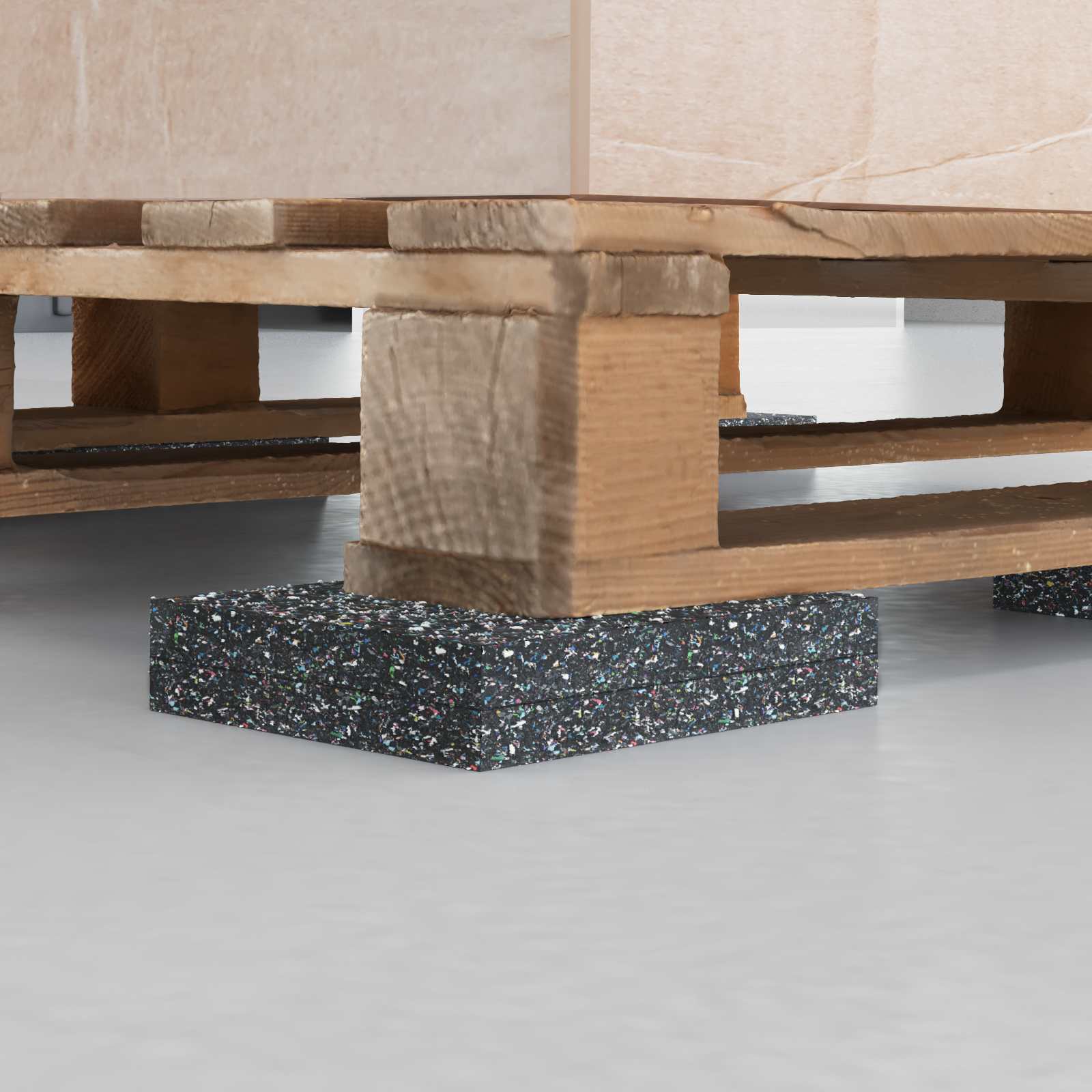 Gummi-Granulat-Rolle Schwarz 2000 x 12 x 0,6 cm Gummi