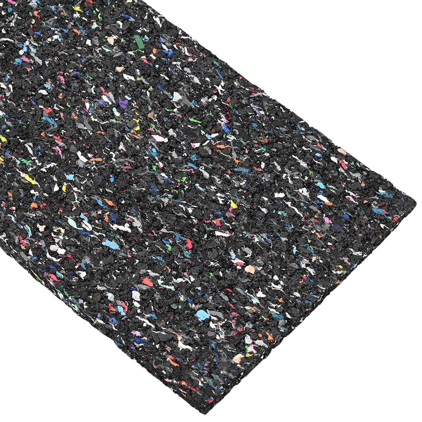Gummi-Granulat-Rolle Schwarz 2000 x 12 x 0,8 cm Gummi