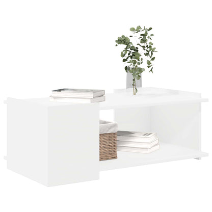 Couchtisch Weiß 90 x 50 x 33 cm Holzwerkstoff