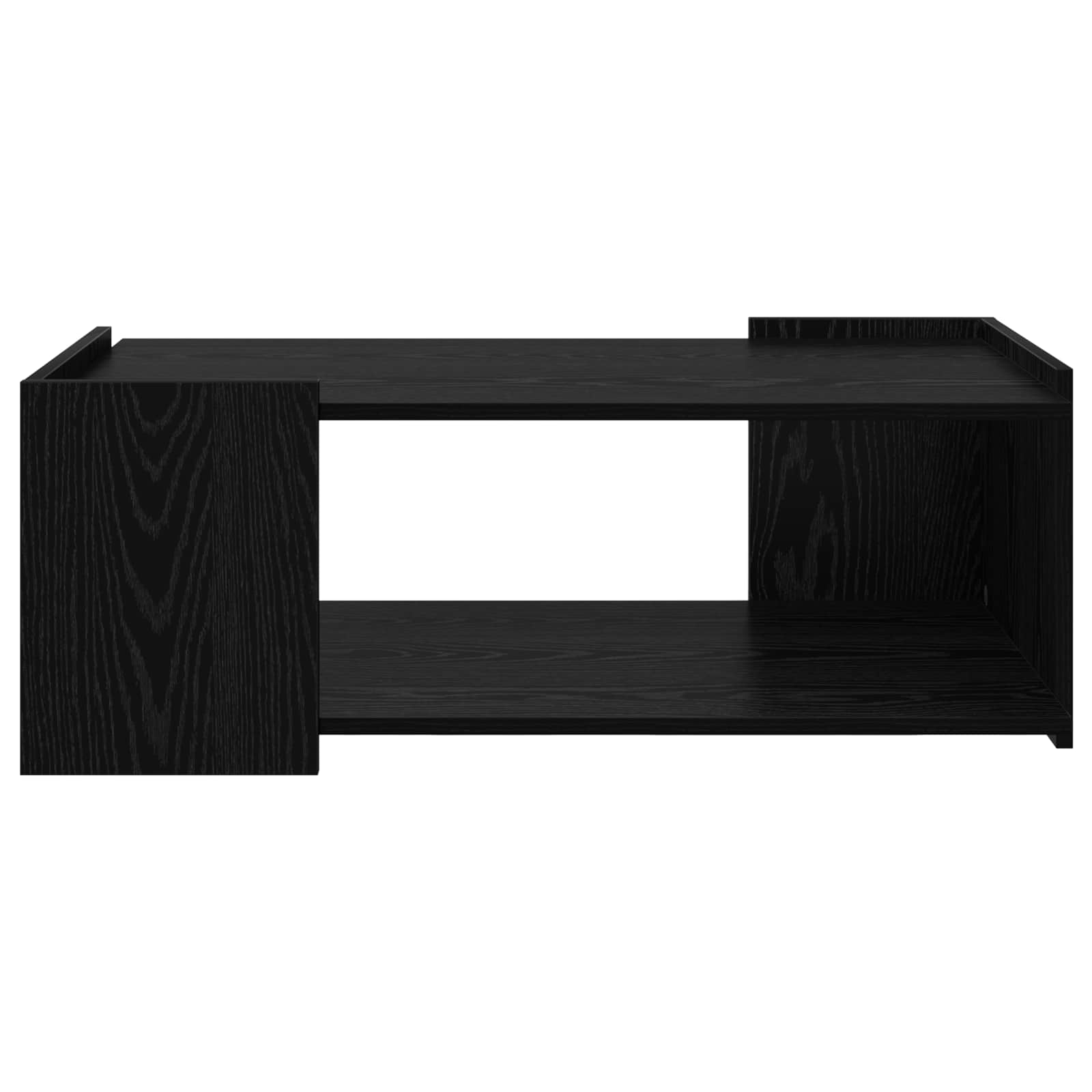 Couchtisch Schwarz Eichen-Optik 90 x 50 x 33 cm Holzwerkstoff