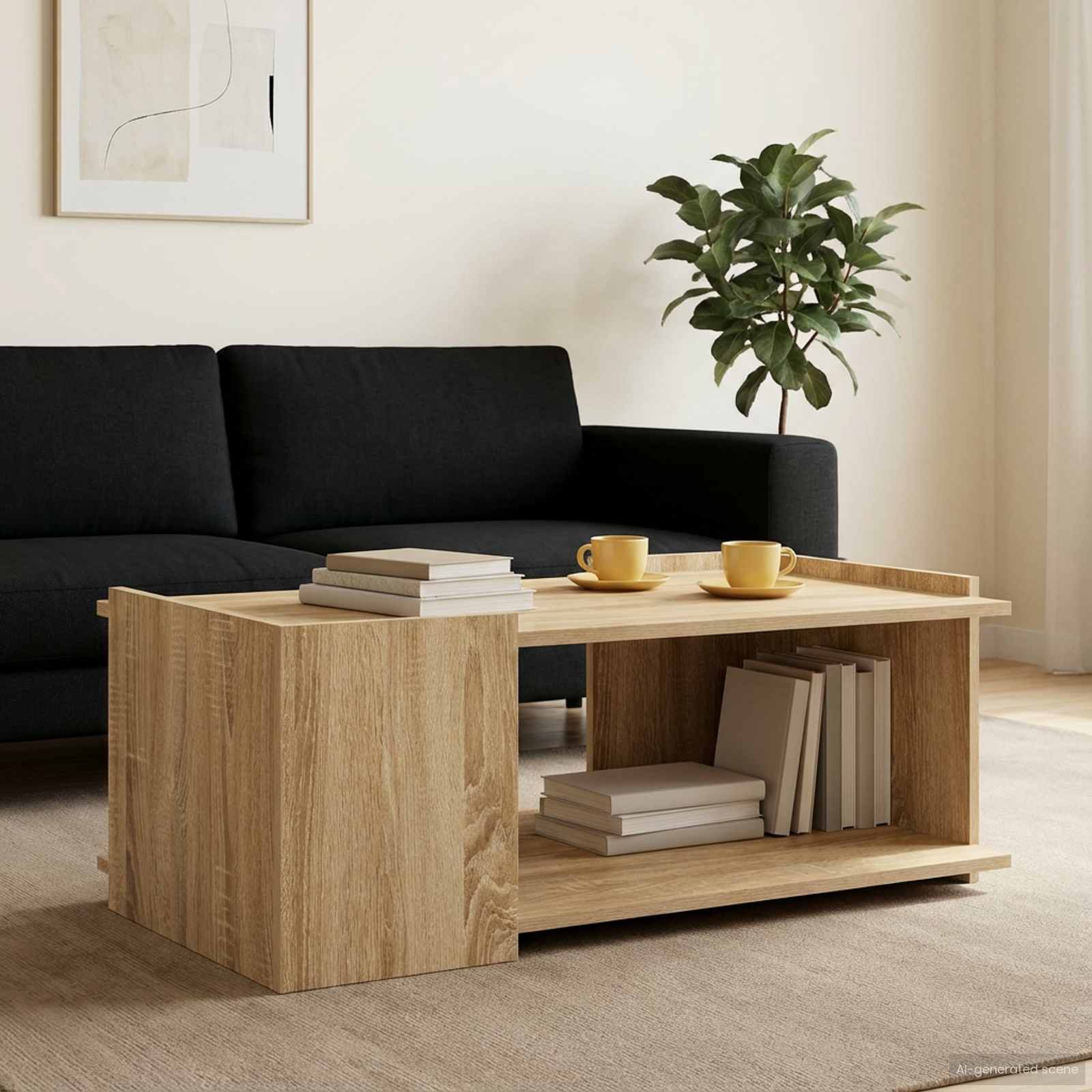 Couchtisch Sonoma-Eiche 90 x 50 x 33 cm Holzwerkstoff