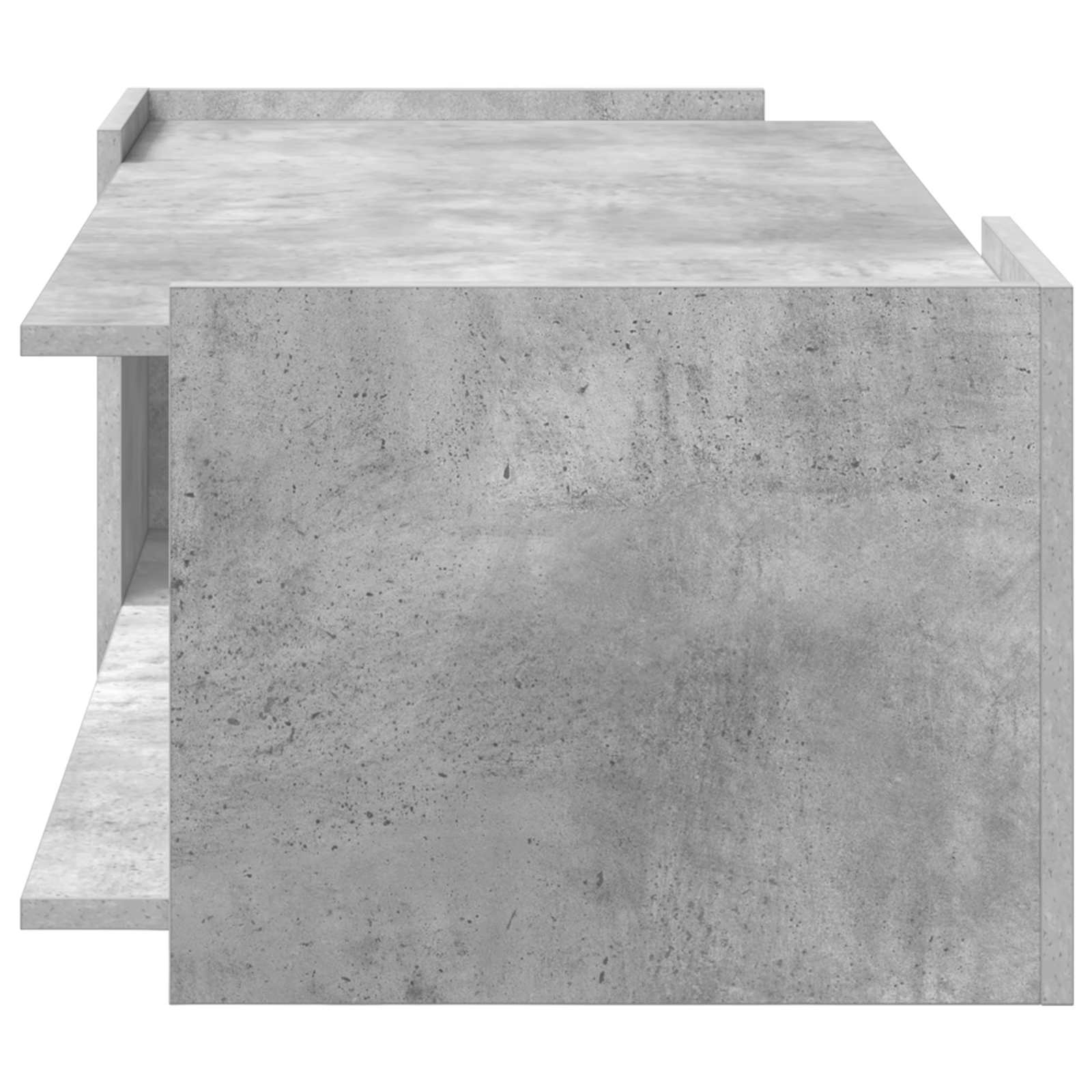Couchtisch Betongrau 90 x 50 x 33 cm Holzwerkstoff