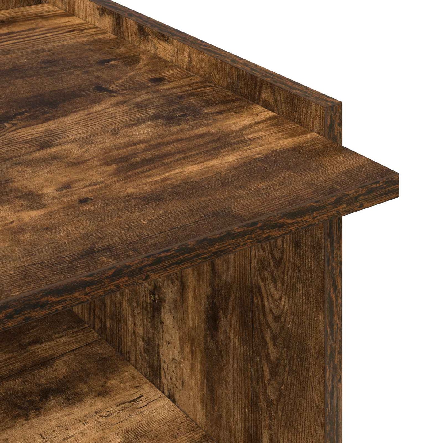 Couchtisch Räuchereiche 90 x 50 x 33 cm Holzwerkstoff