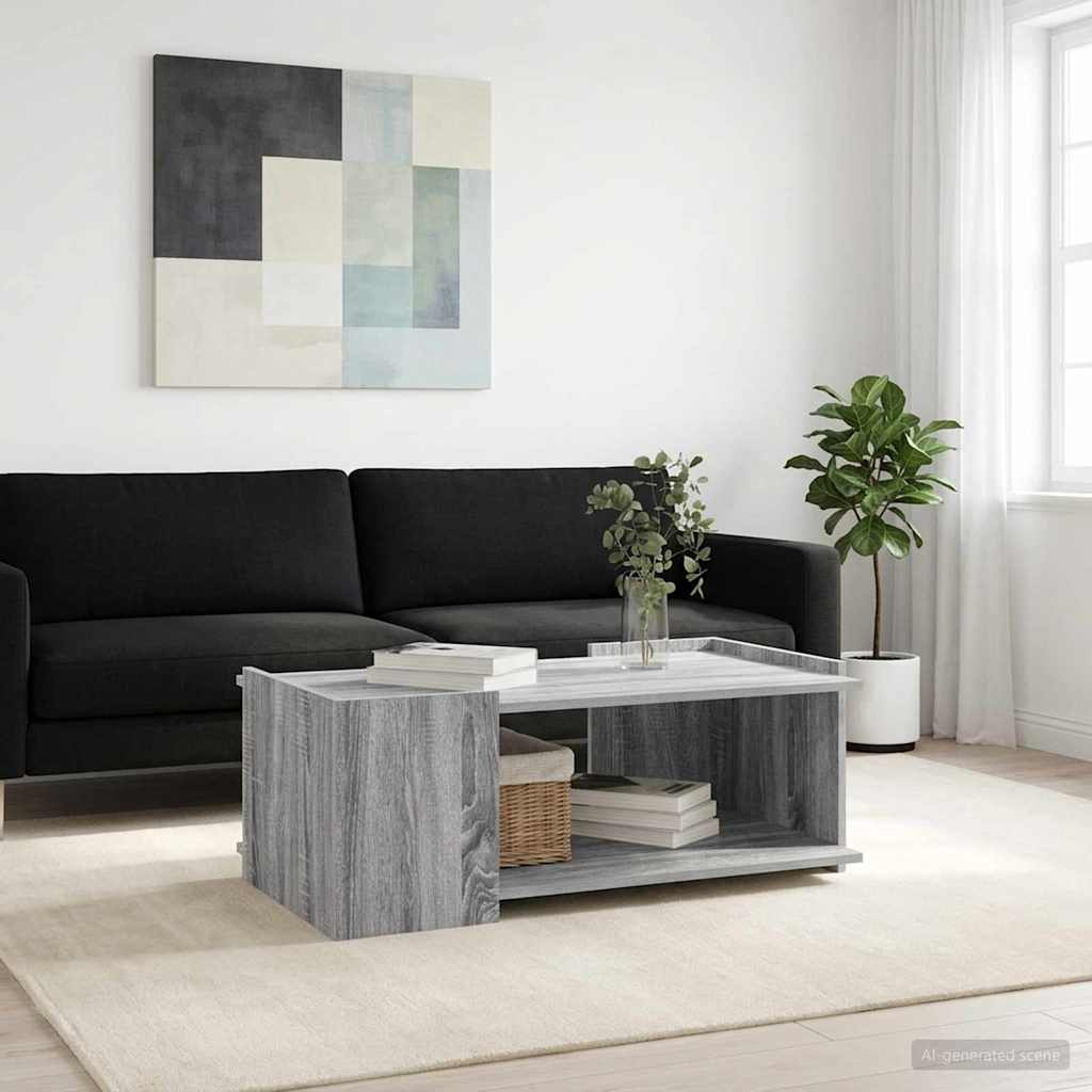 Couchtisch Sonoma-Grau 90 x 50 x 33 cm Holzwerkstoff