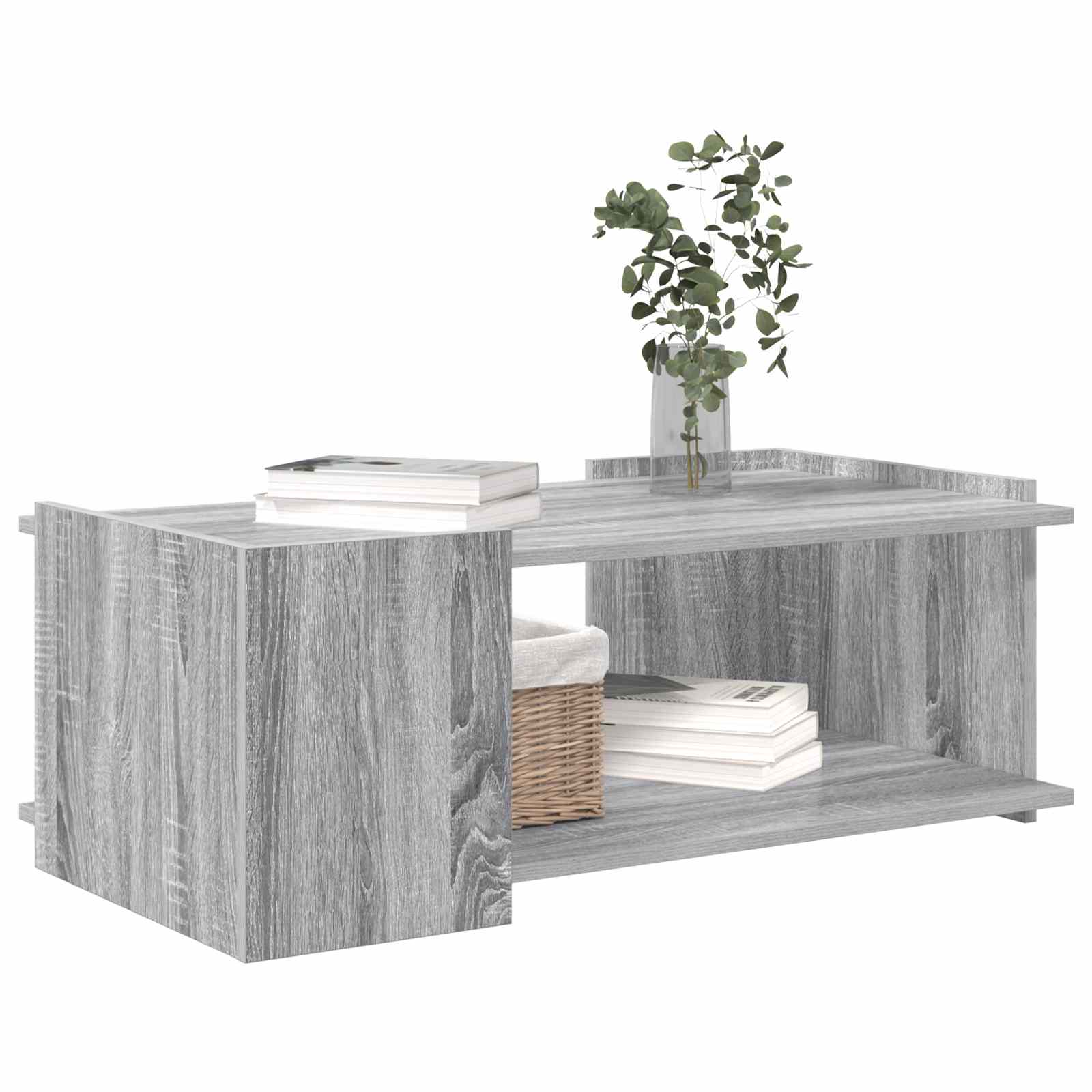 Couchtisch Sonoma-Grau 90 x 50 x 33 cm Holzwerkstoff