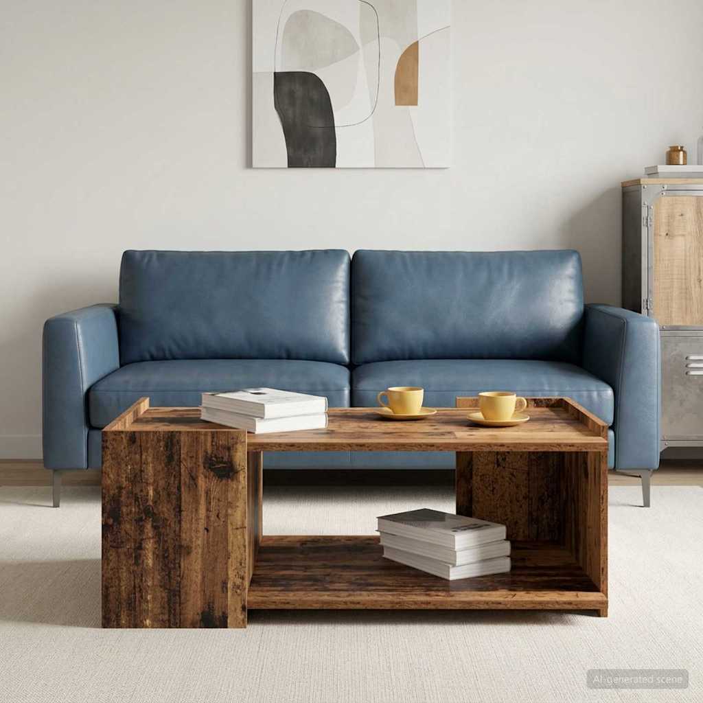 Couchtisch Altholz 90 x 50 x 33 cm Holzwerkstoff