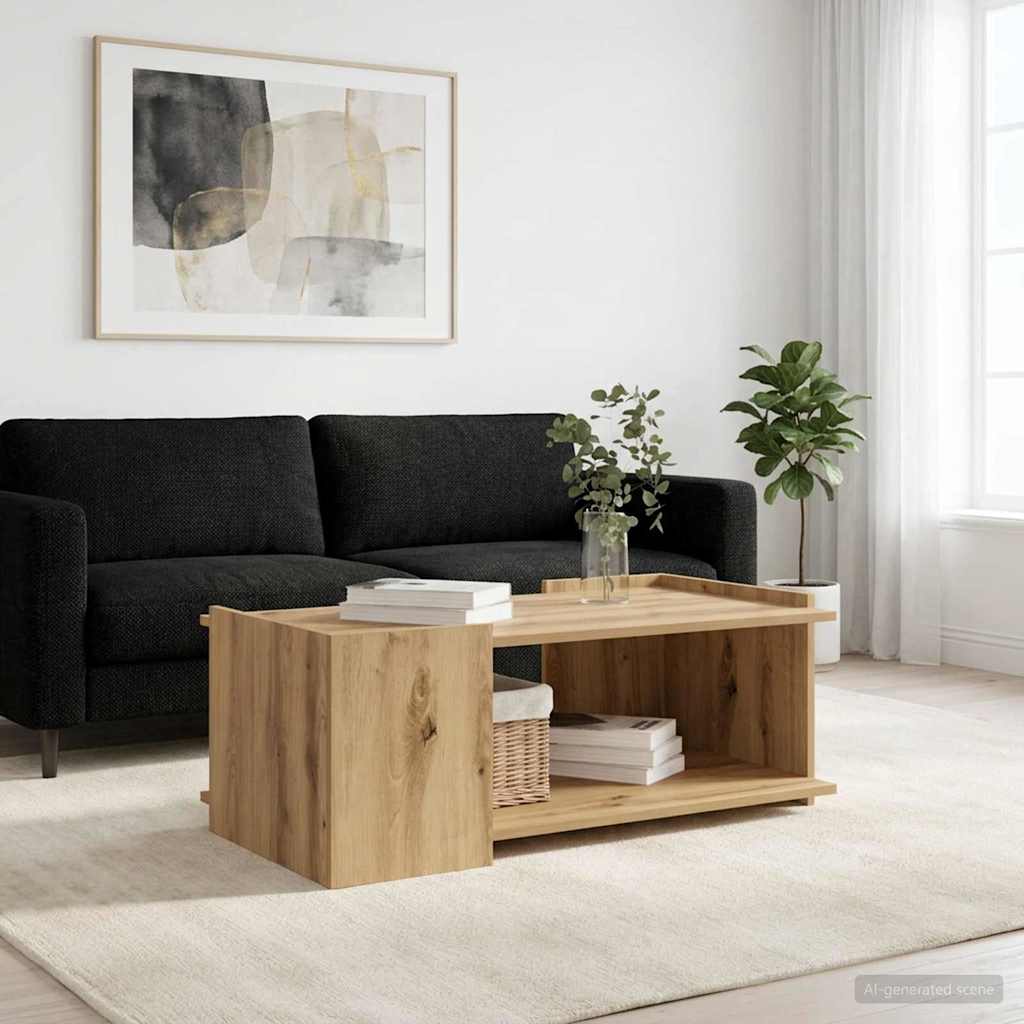 Couchtisch Artisan-Eiche 90 x 50 x 33 cm Holzwerkstoff