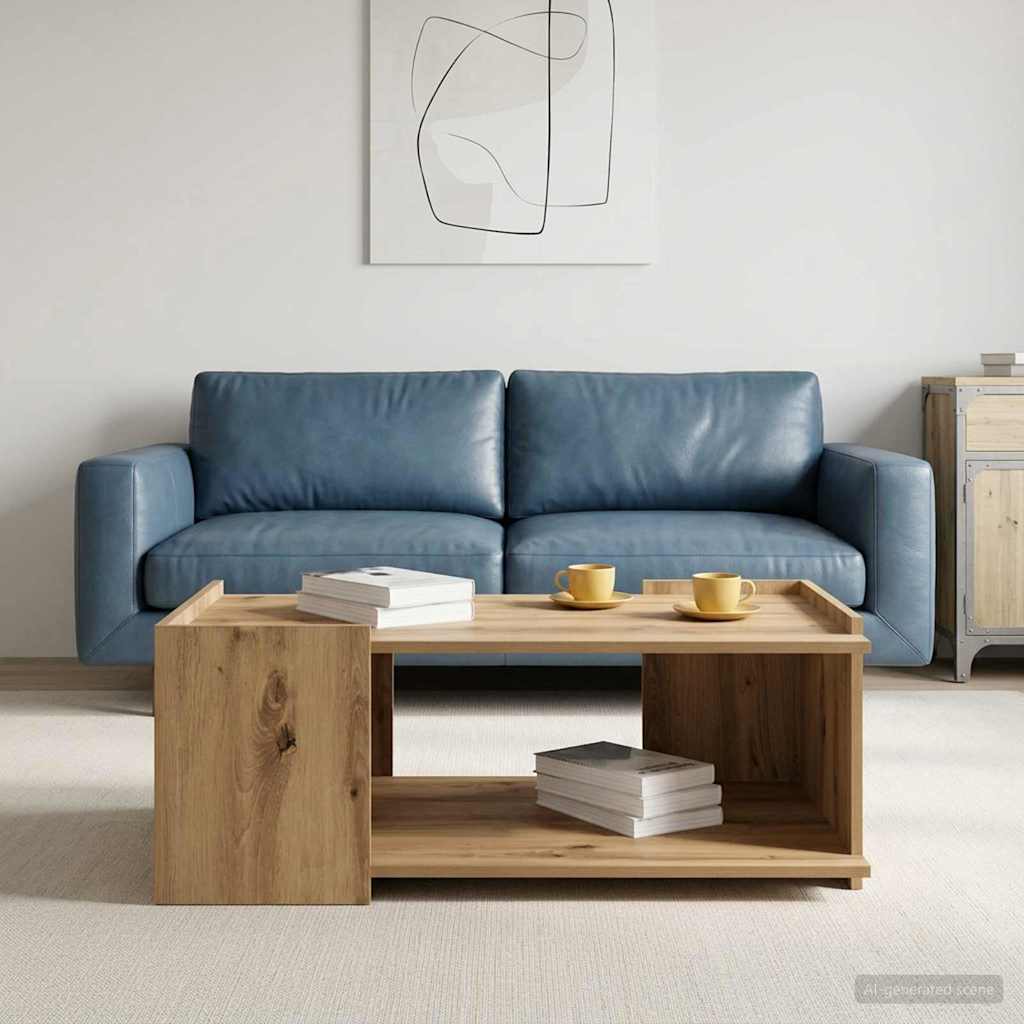 Couchtisch Artisan-Eiche 90 x 50 x 33 cm Holzwerkstoff