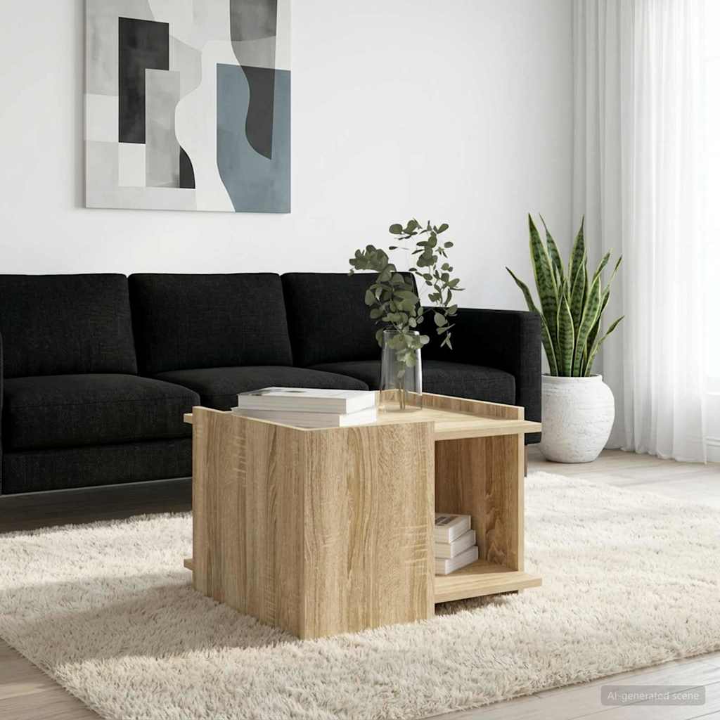 Couchtisch Sonoma-Eiche 50,5 x 50 x 33 cm Holzwerkstoff