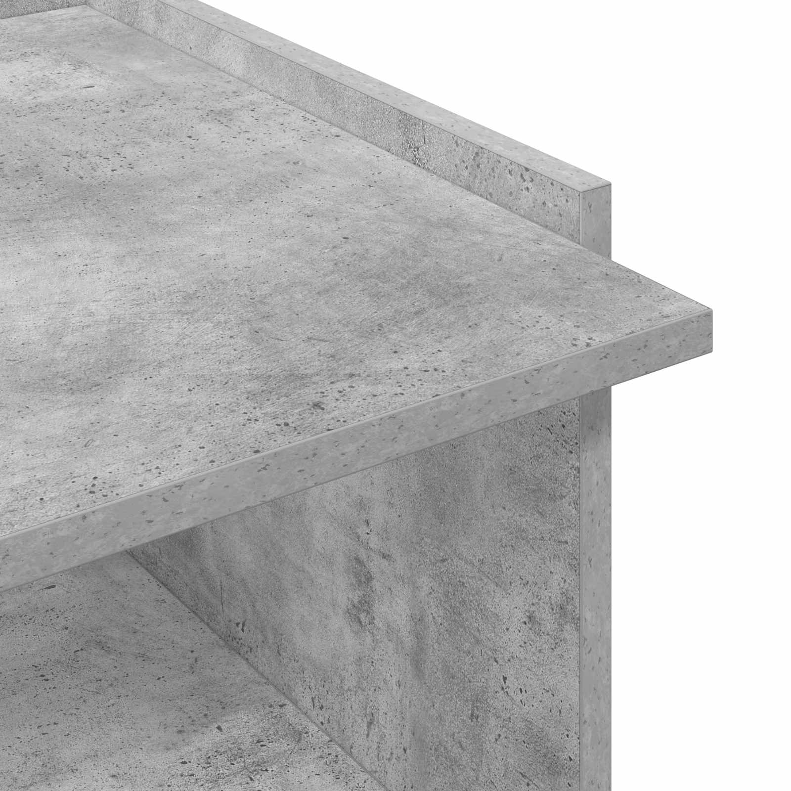 Couchtisch Betongrau 50,5 x 50 x 33 cm Holzwerkstoff