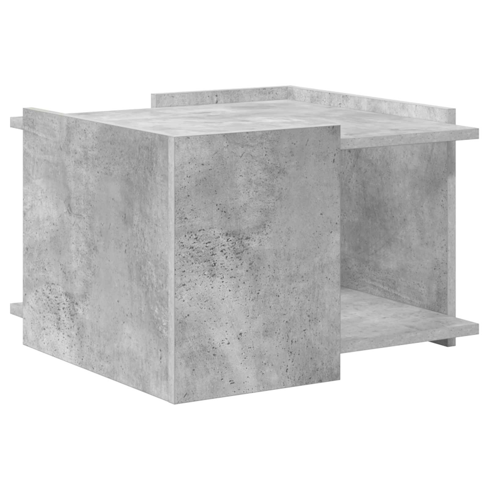 Couchtisch Betongrau 50,5 x 50 x 33 cm Holzwerkstoff